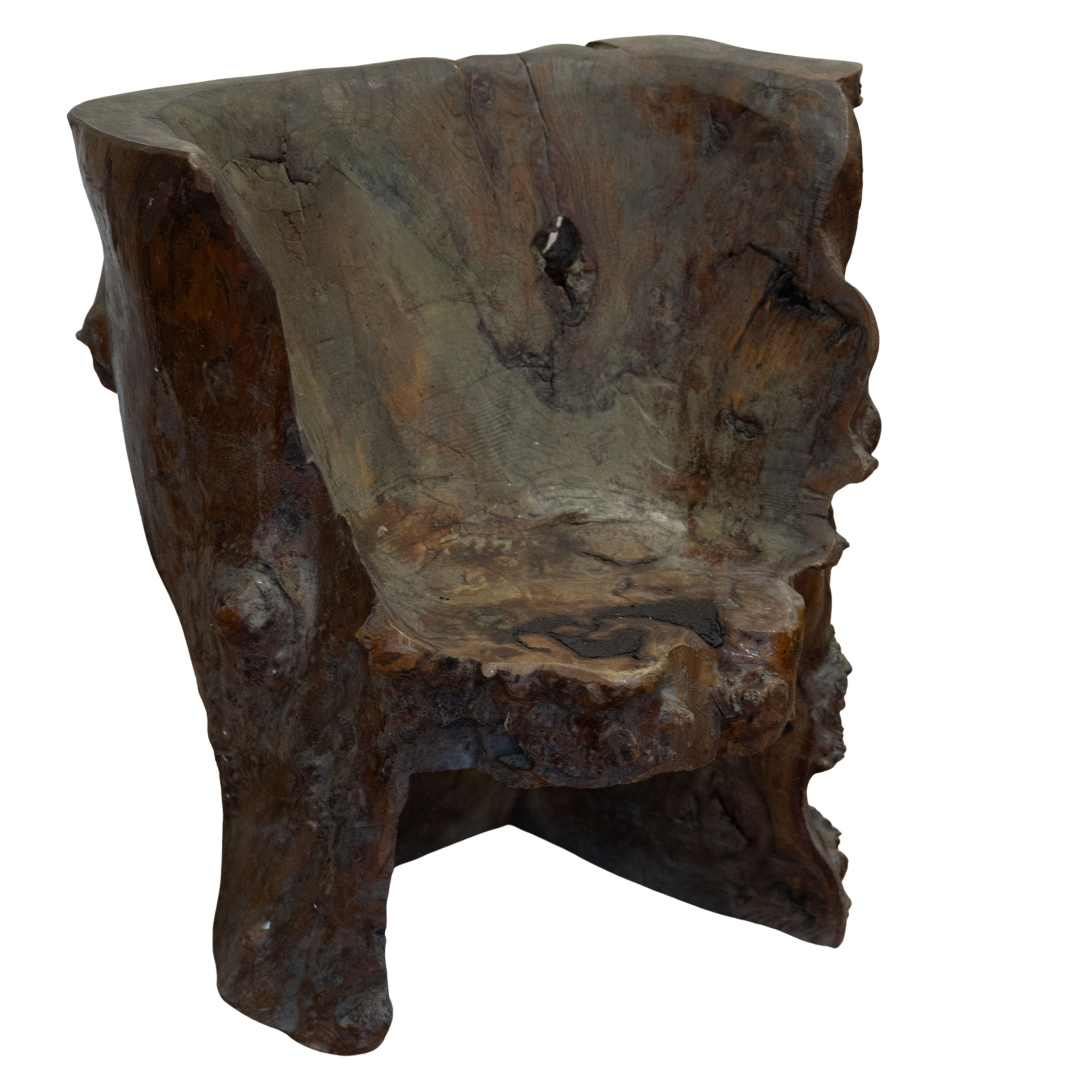 Primitive Burled Ash Garden Set