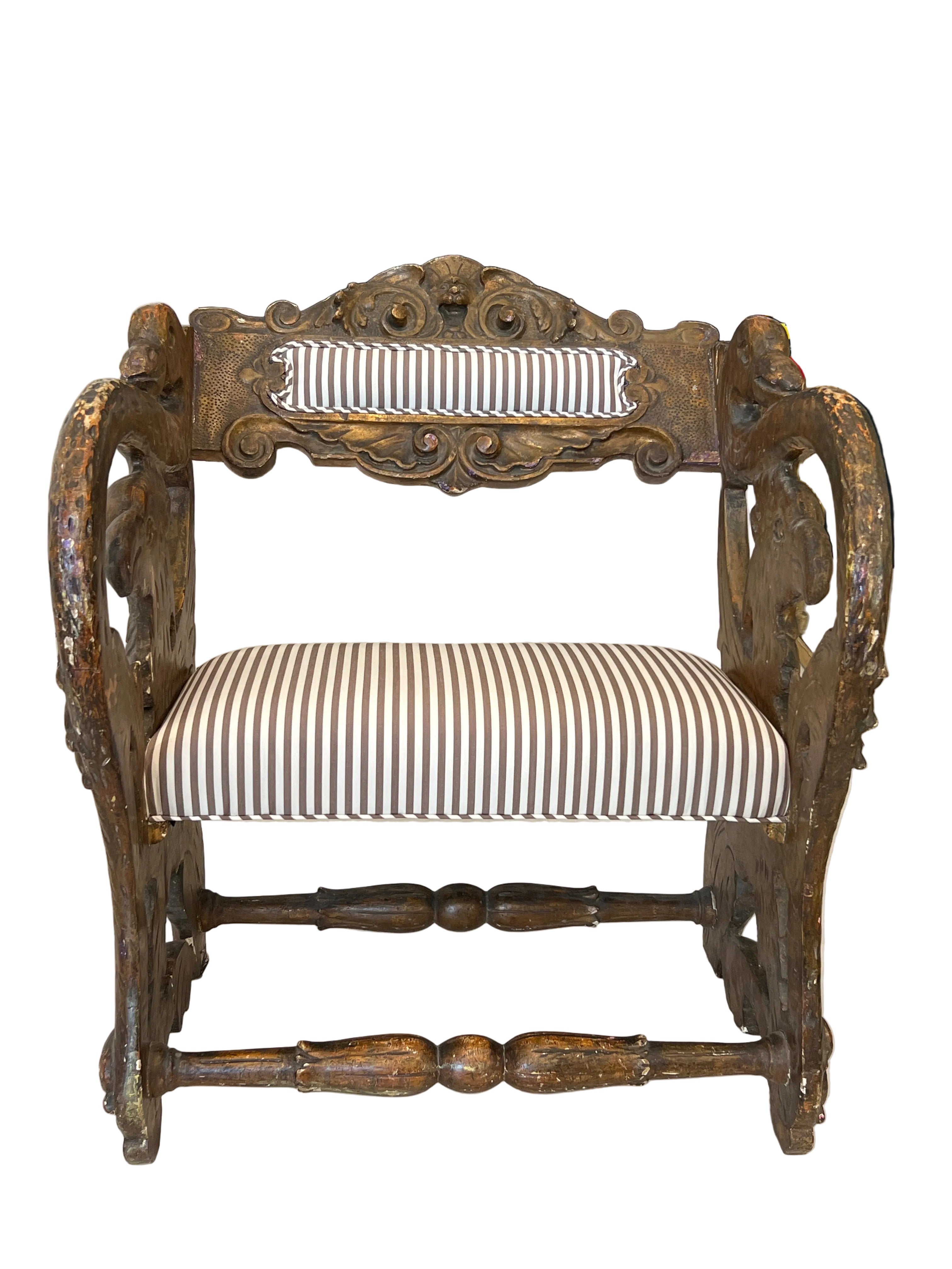 Fanciful Italian Armchair