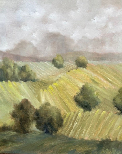 Andrea Costa - All in a Row (60 x 48)