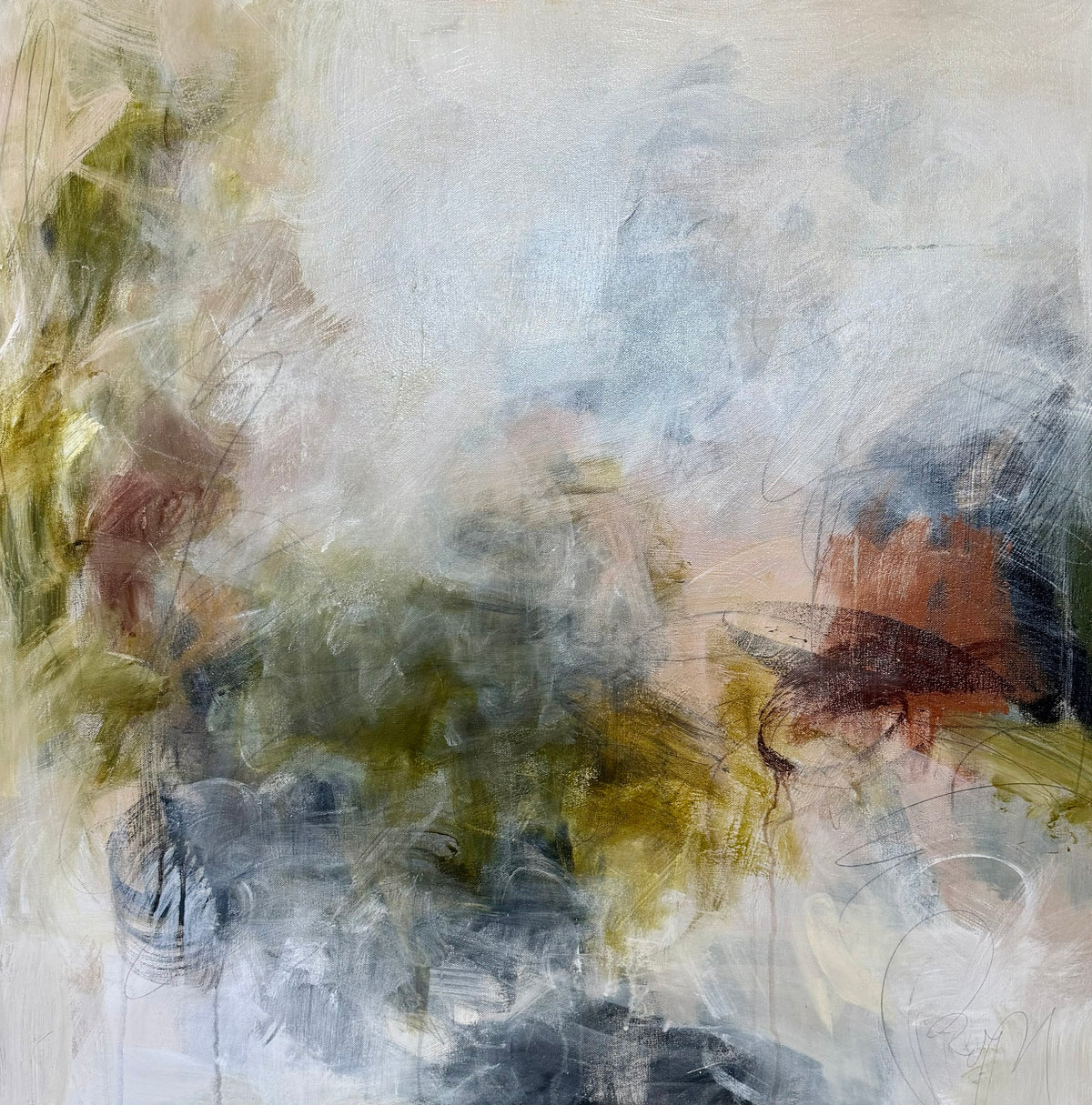 Melissa Payne Baker - Amber (36 x 36)
