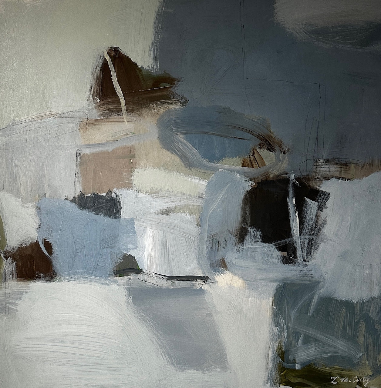 Laura McCarty - April Eggs (36 x 36)