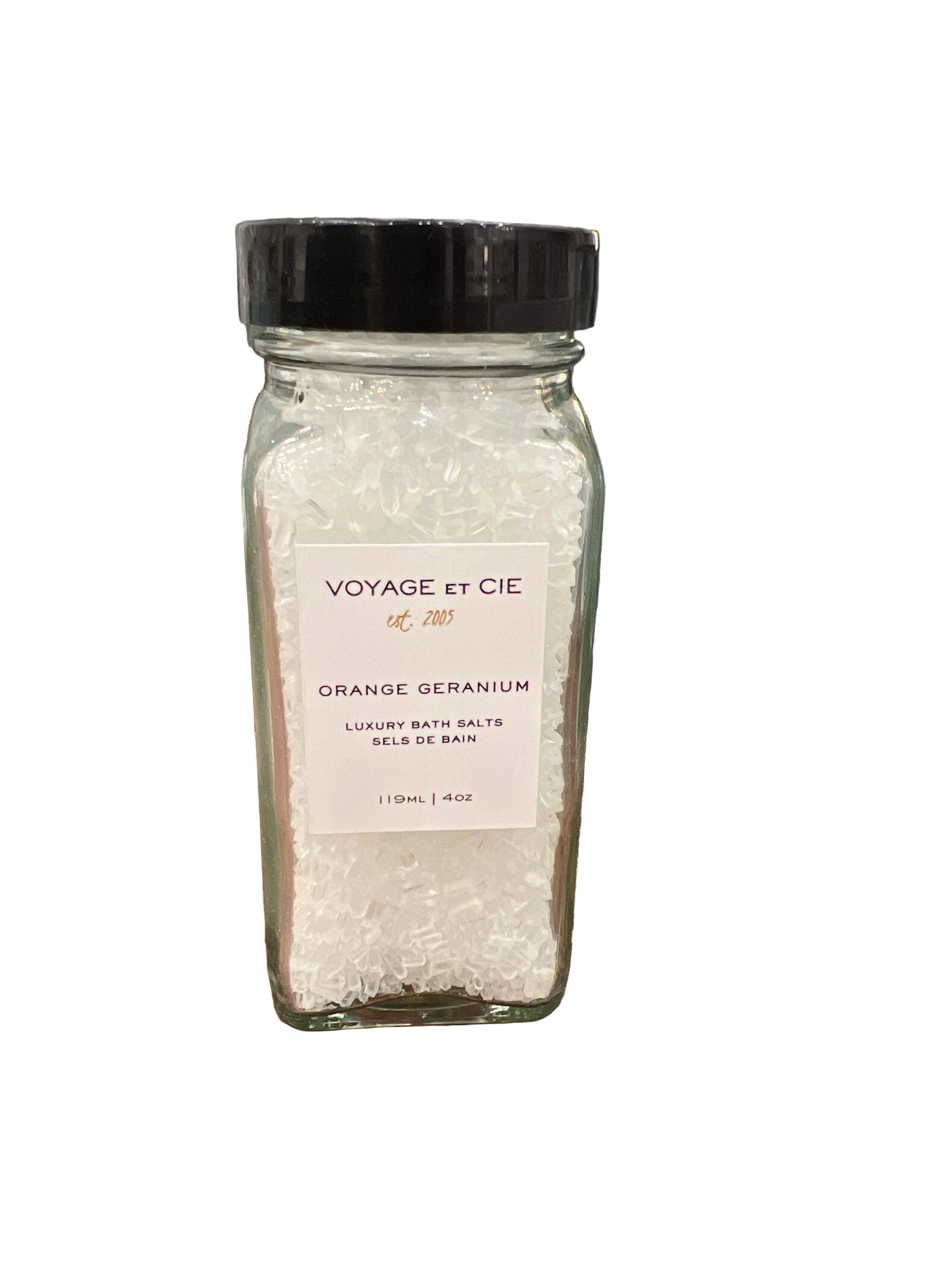 4oz Orange Geranium Botanical Mineral Salt