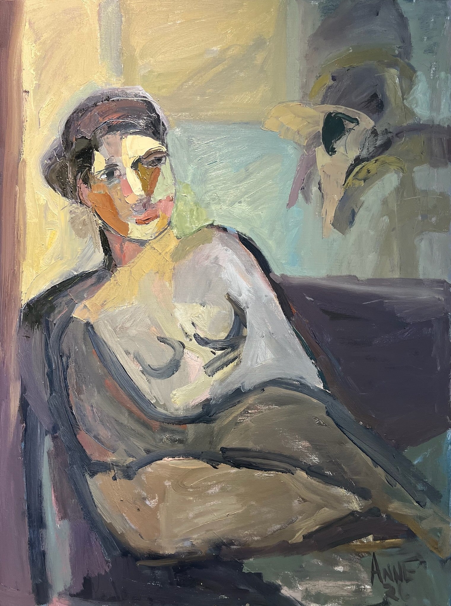 Anne Darby Parker - Bathed in Light - Inspired by Corot (40 x 30)