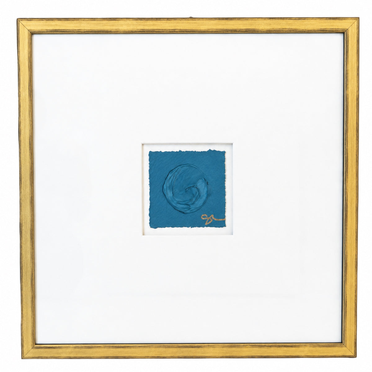 Sally Threlkeld - Bleu #4 (18 x 18)