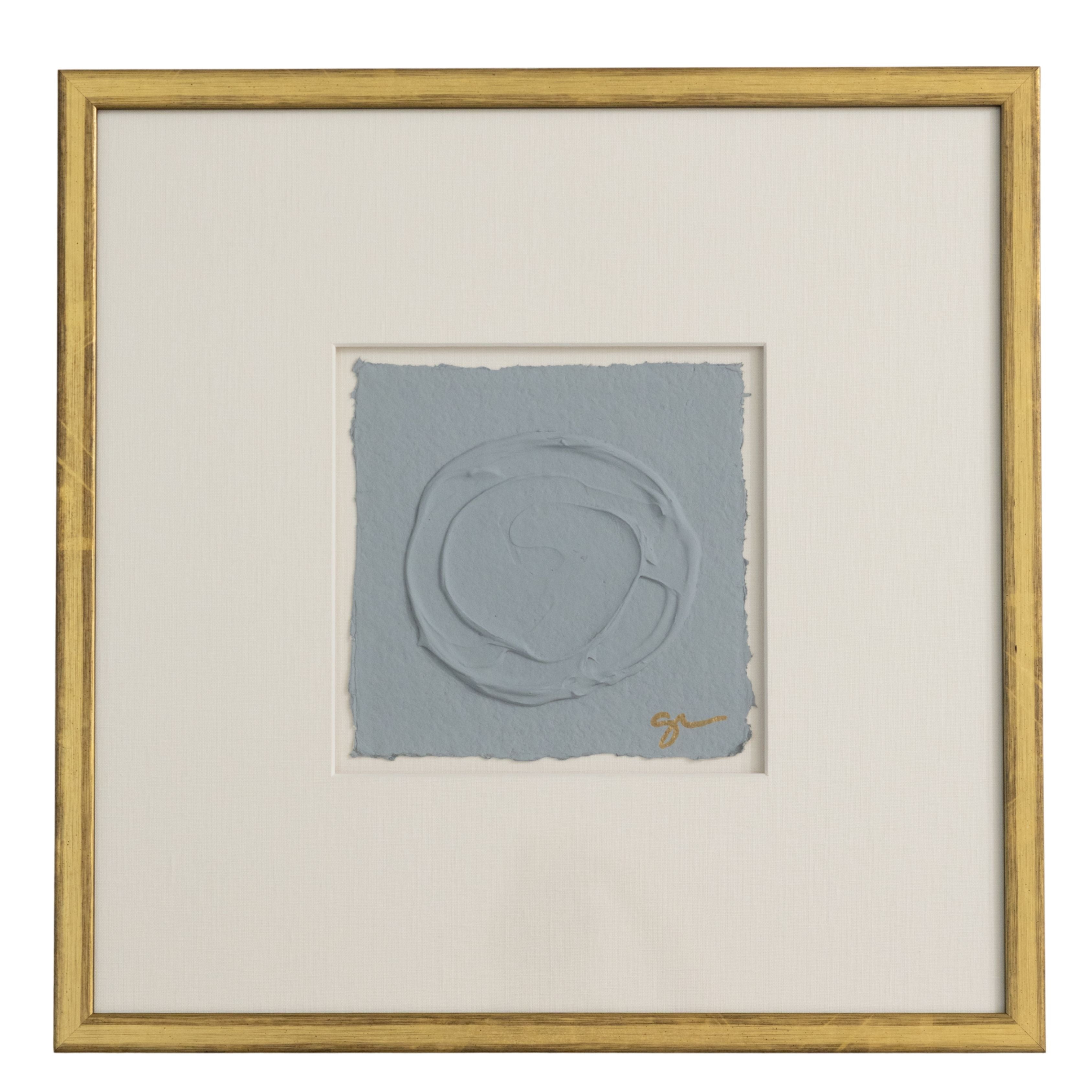 Sally Threlkeld - Bone China Blue (20 x 20)