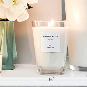 6" Geneve Creme Vanille Candle