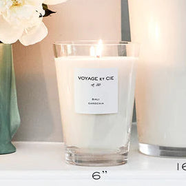 6" New York Leather Candle