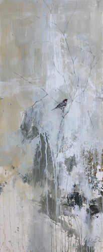 Justin Kellner - Caught Up Before the Dunes (Bay-breasted Warbler) (48 x 20)