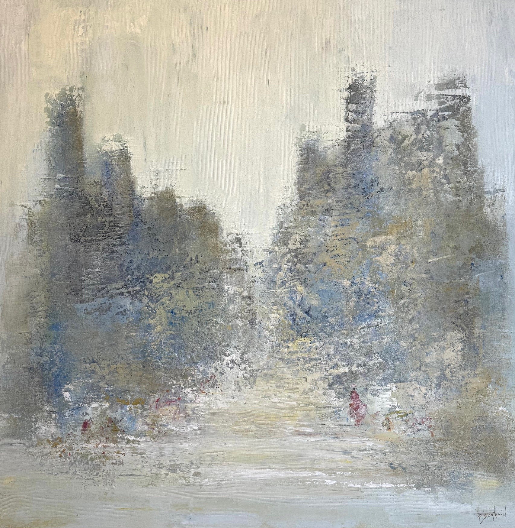 Pascal Bouterin - Chemin de mai (31.5 x 31.5)