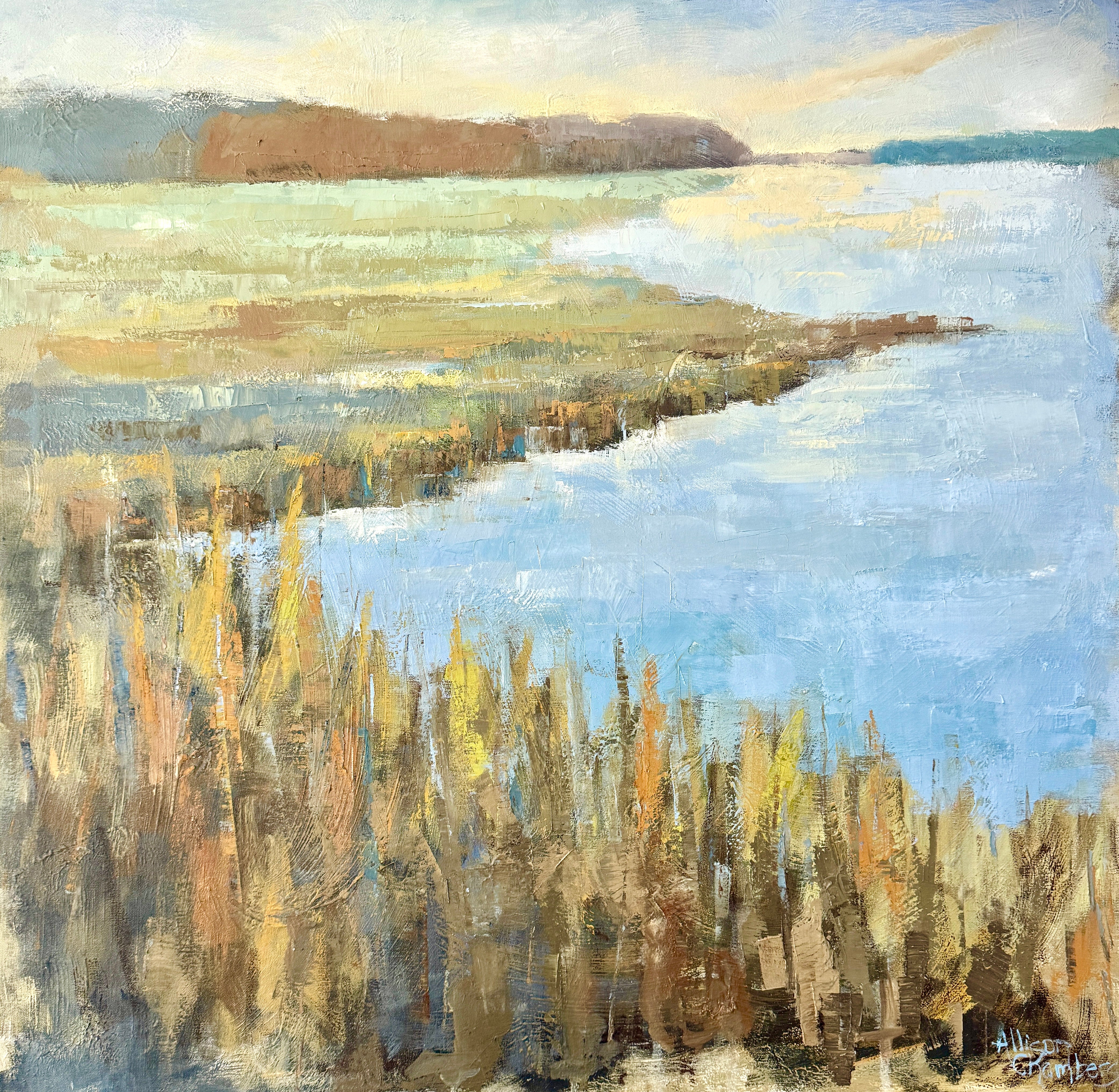 Allison Chambers - Coastal Calm (36 x 36)