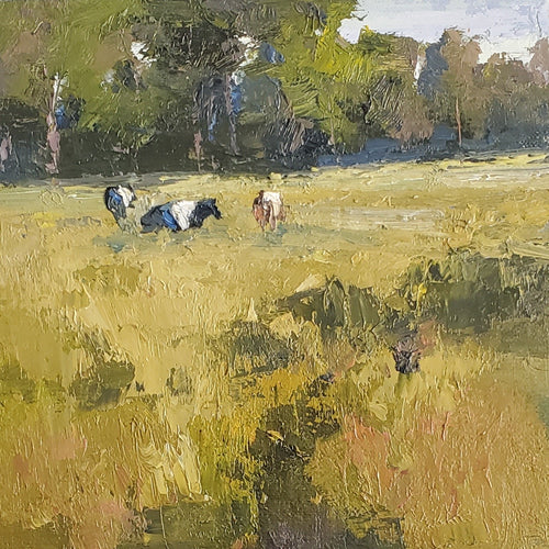 Bethanne Cople - Fall Cows (6 x 6)