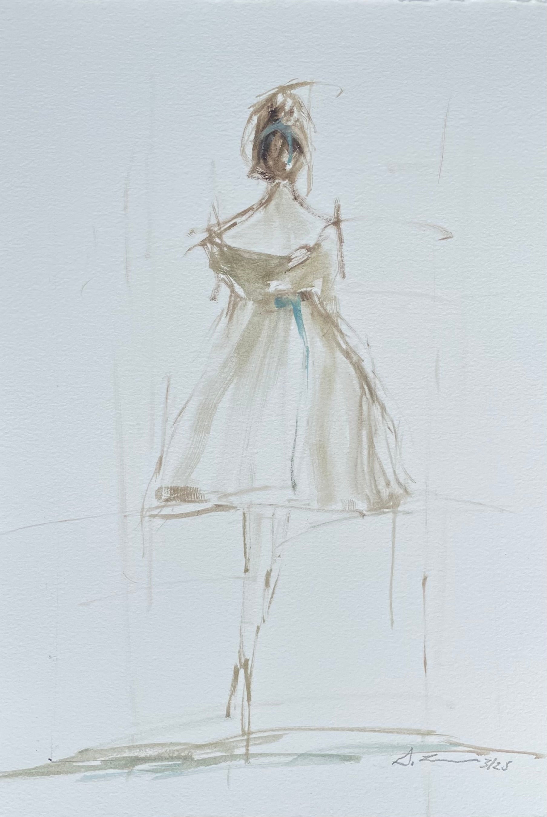 Geri Eubanks - Figure Study I (14 x 10)