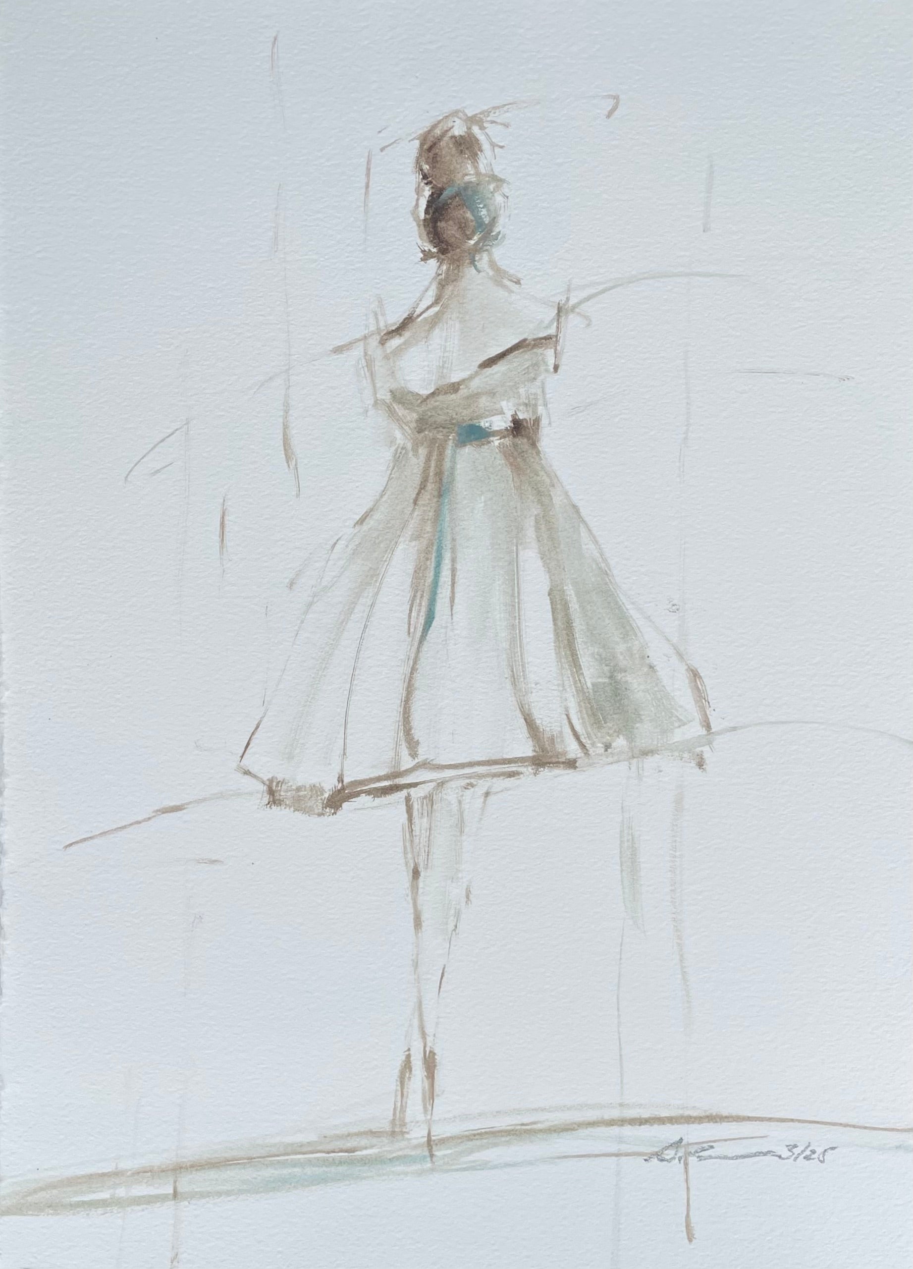 Geri Eubanks - Figure Study II (14 x 10)