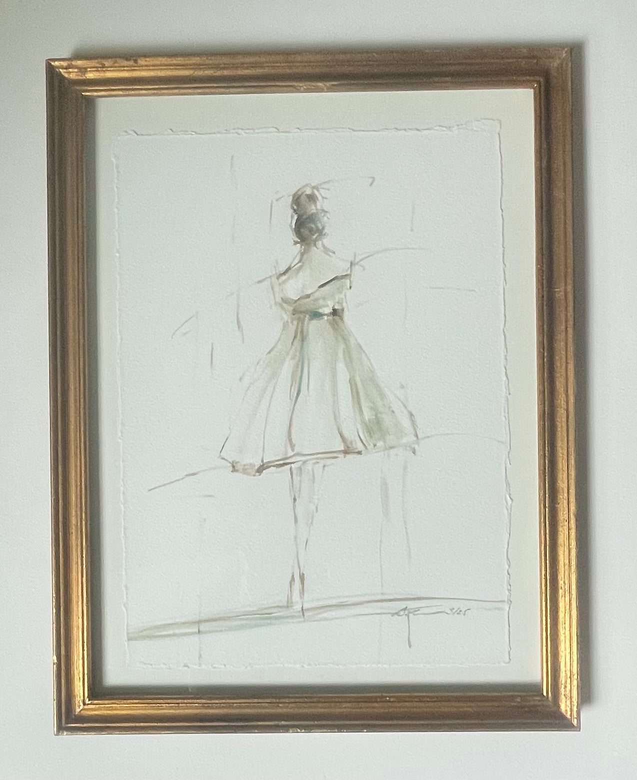 Geri Eubanks - Figure Study II (14 x 10)