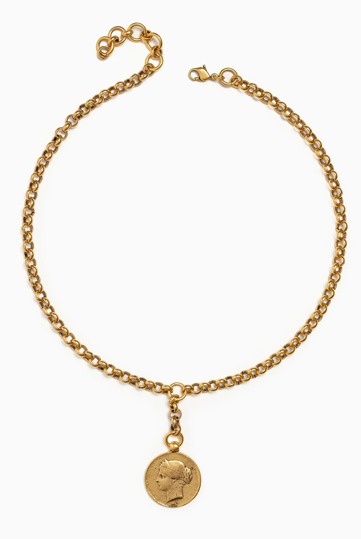 French Coin Necklace