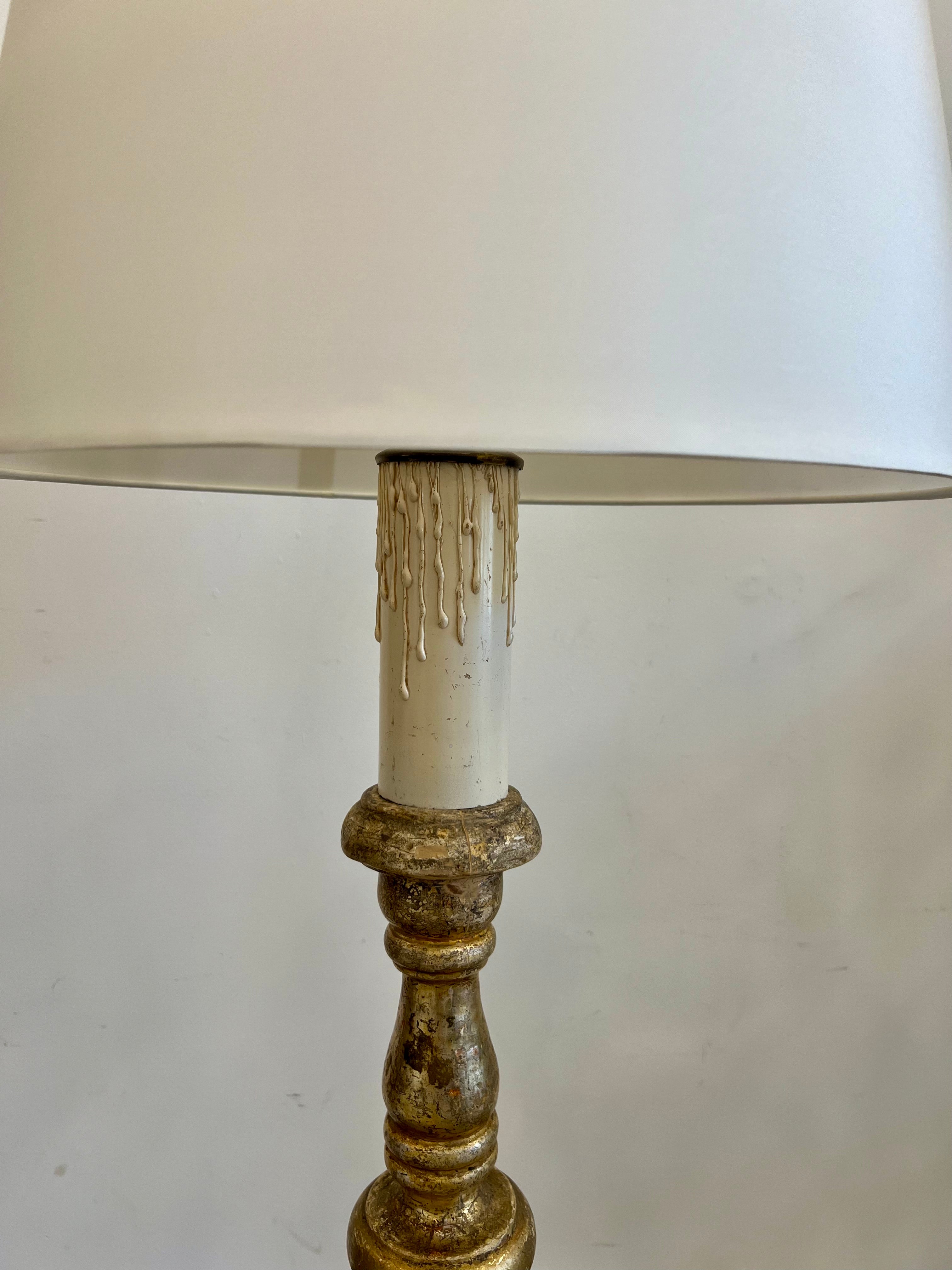 Antique Altar Lamp 38"H