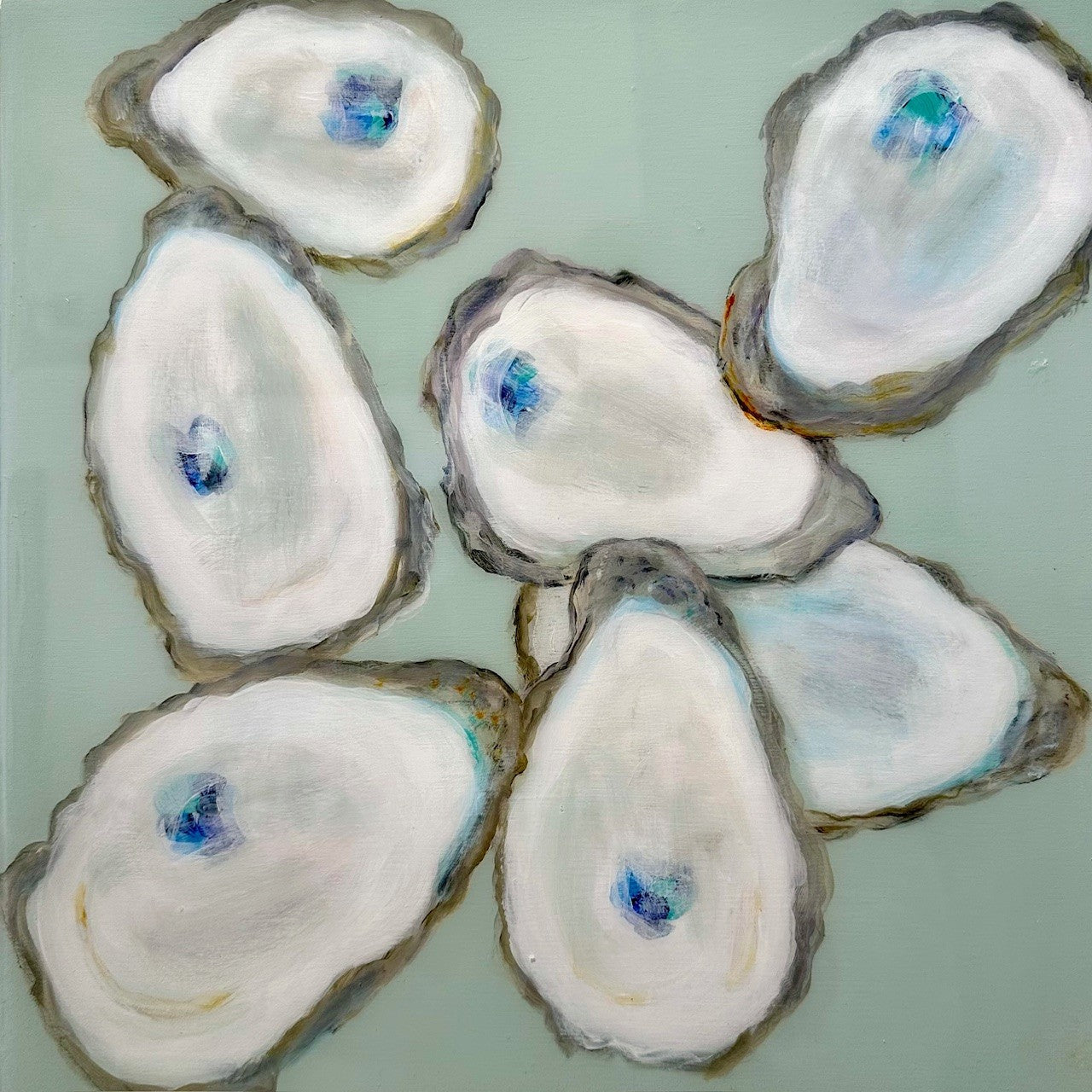Anne Harney - Georgia Oysters (12 x 12)