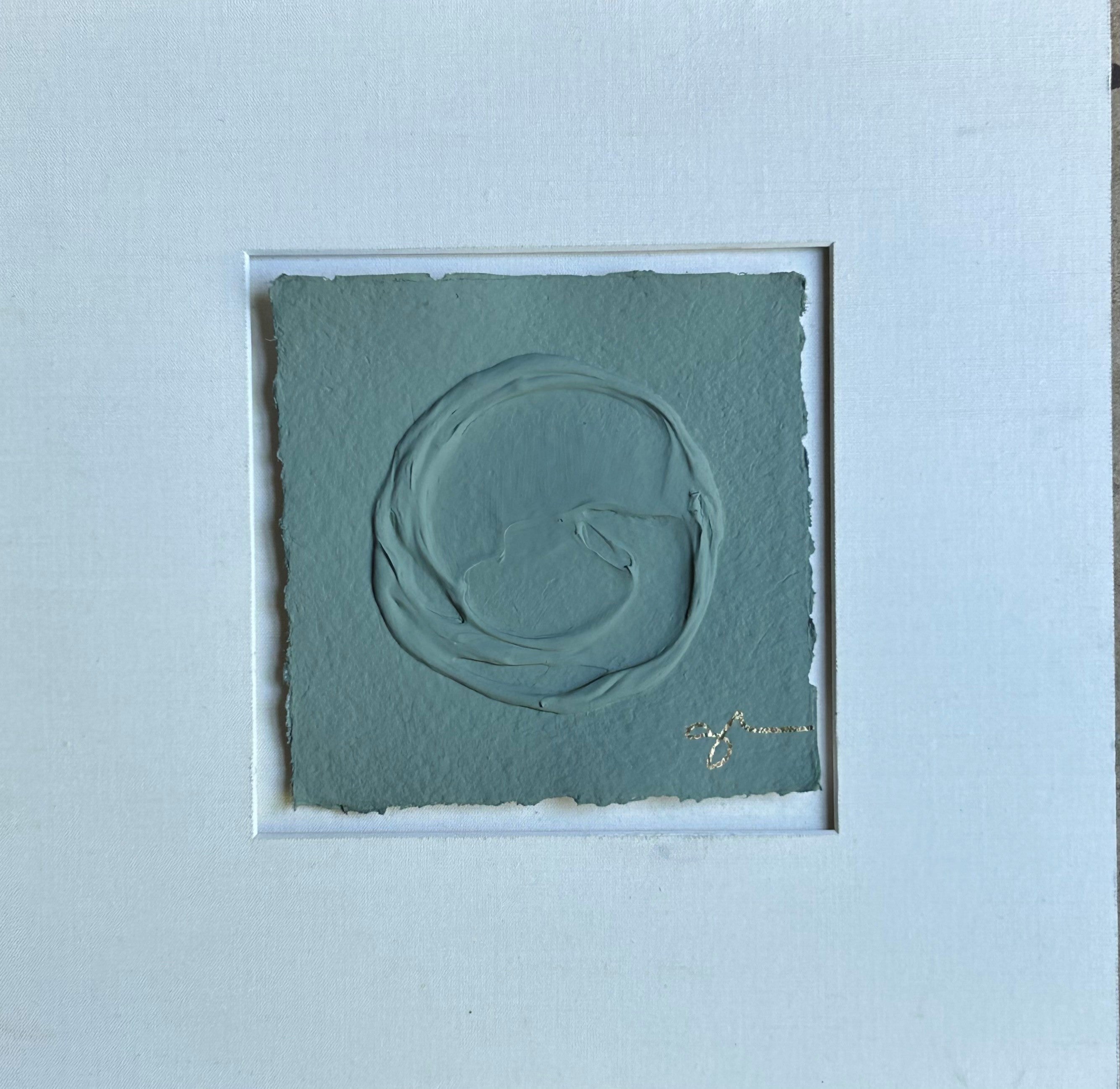 Sally Threlkeld - Green #4 (20 x 20)