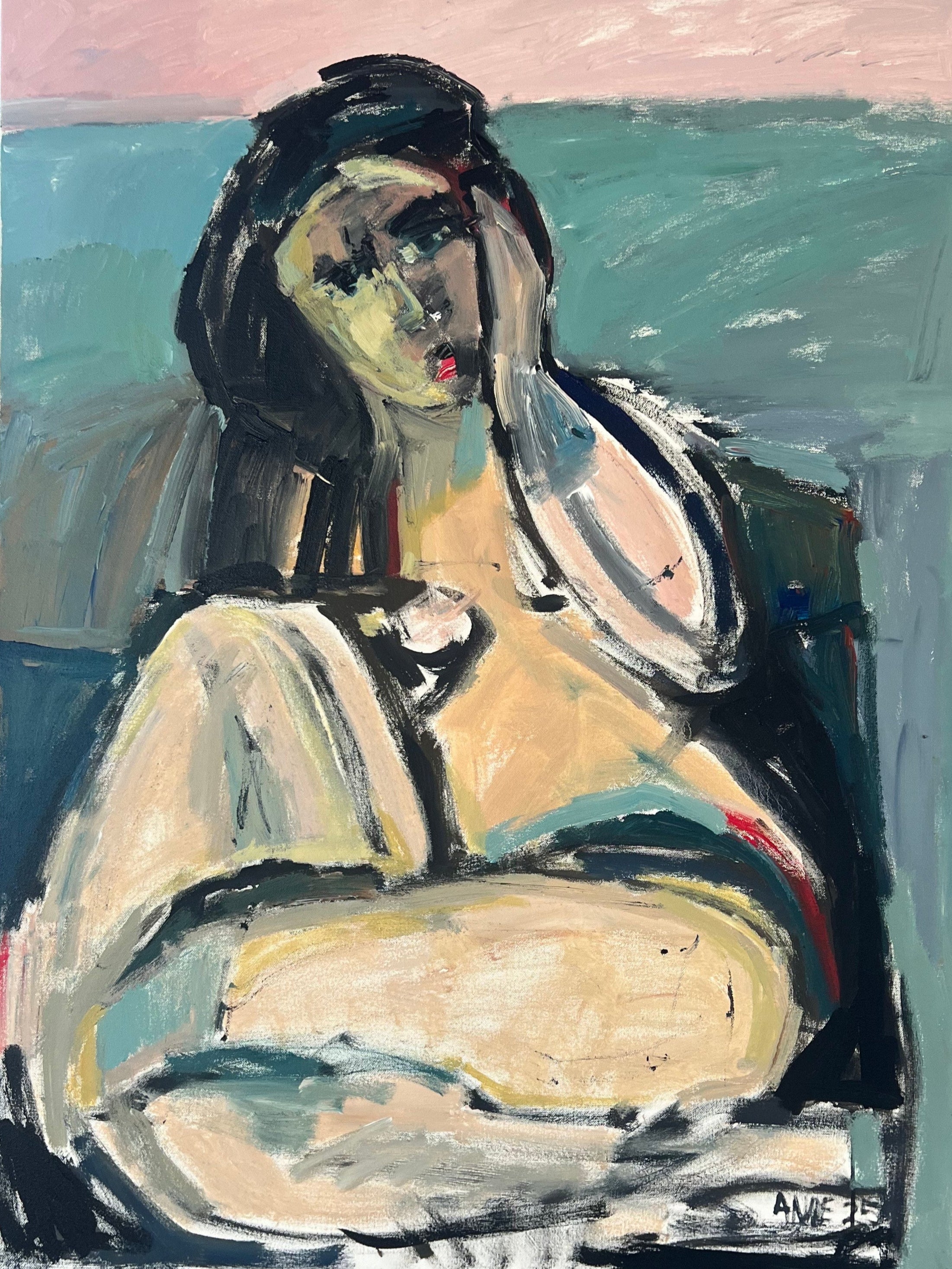 Anne Darby Parker - Inquisitive Moment (40 x 30)