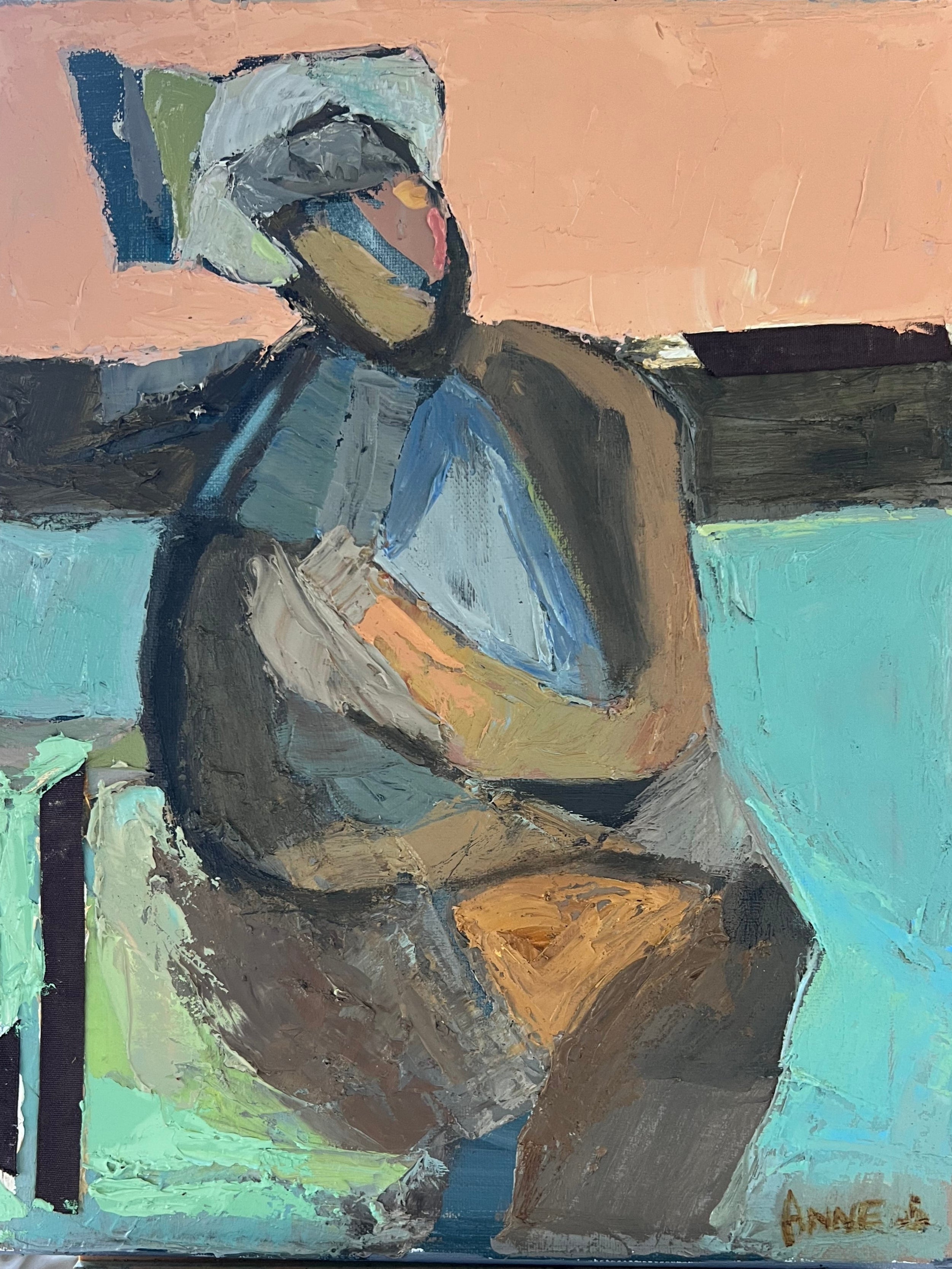 Anne Darby Parker - Divinity Sit (14 x 11)