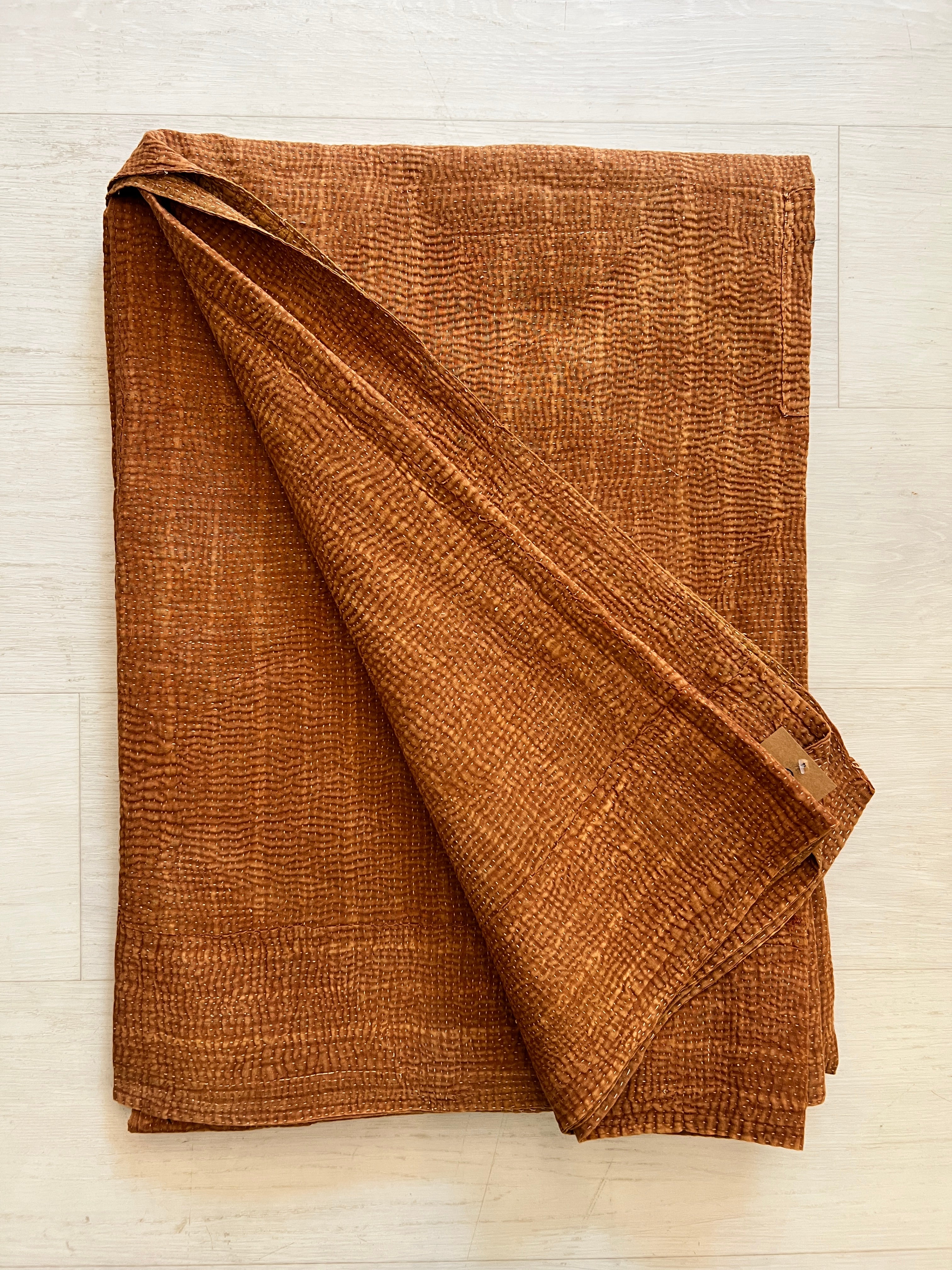 Vintage Orange Throw