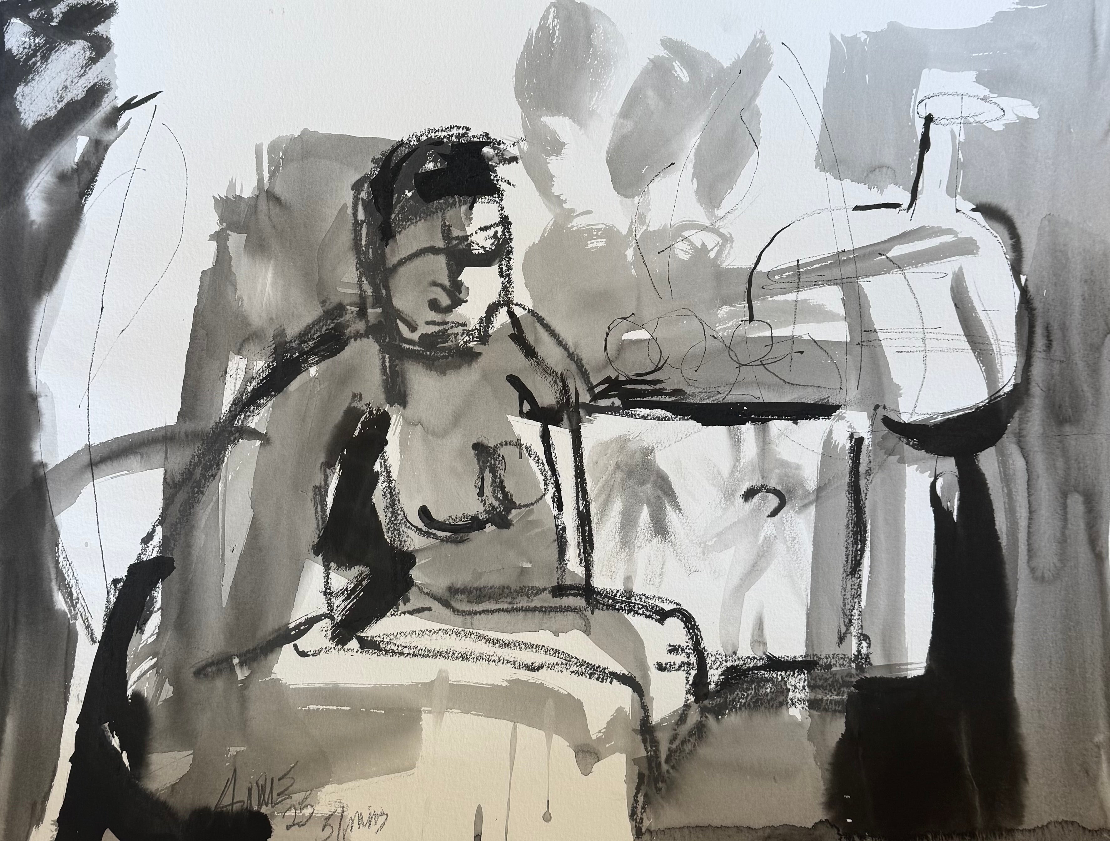 Anne Darby Parker - Contemplating Waking (18 x 24)
