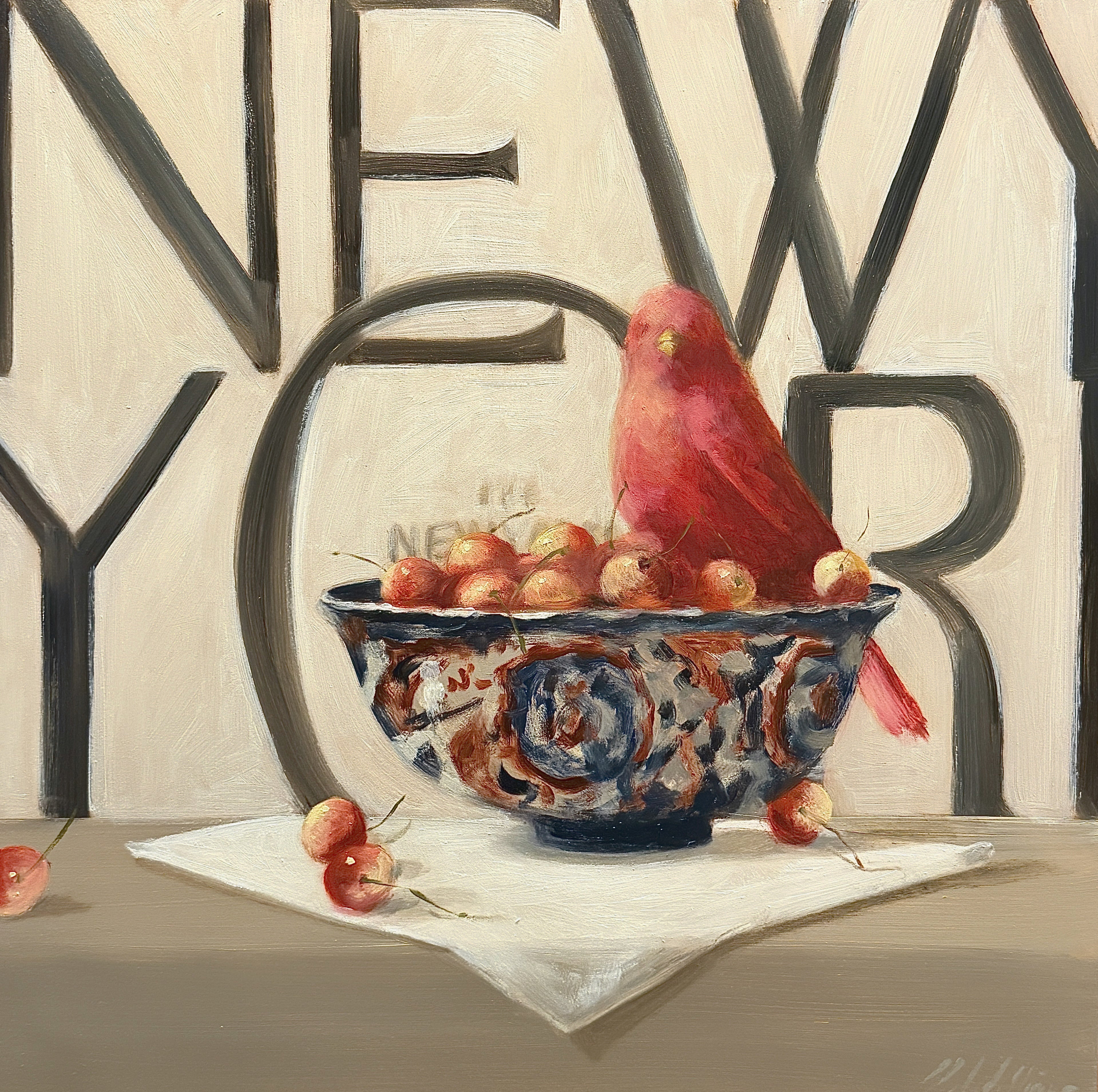Ginny Williams - Imari and the New Yorker (16 x 16)