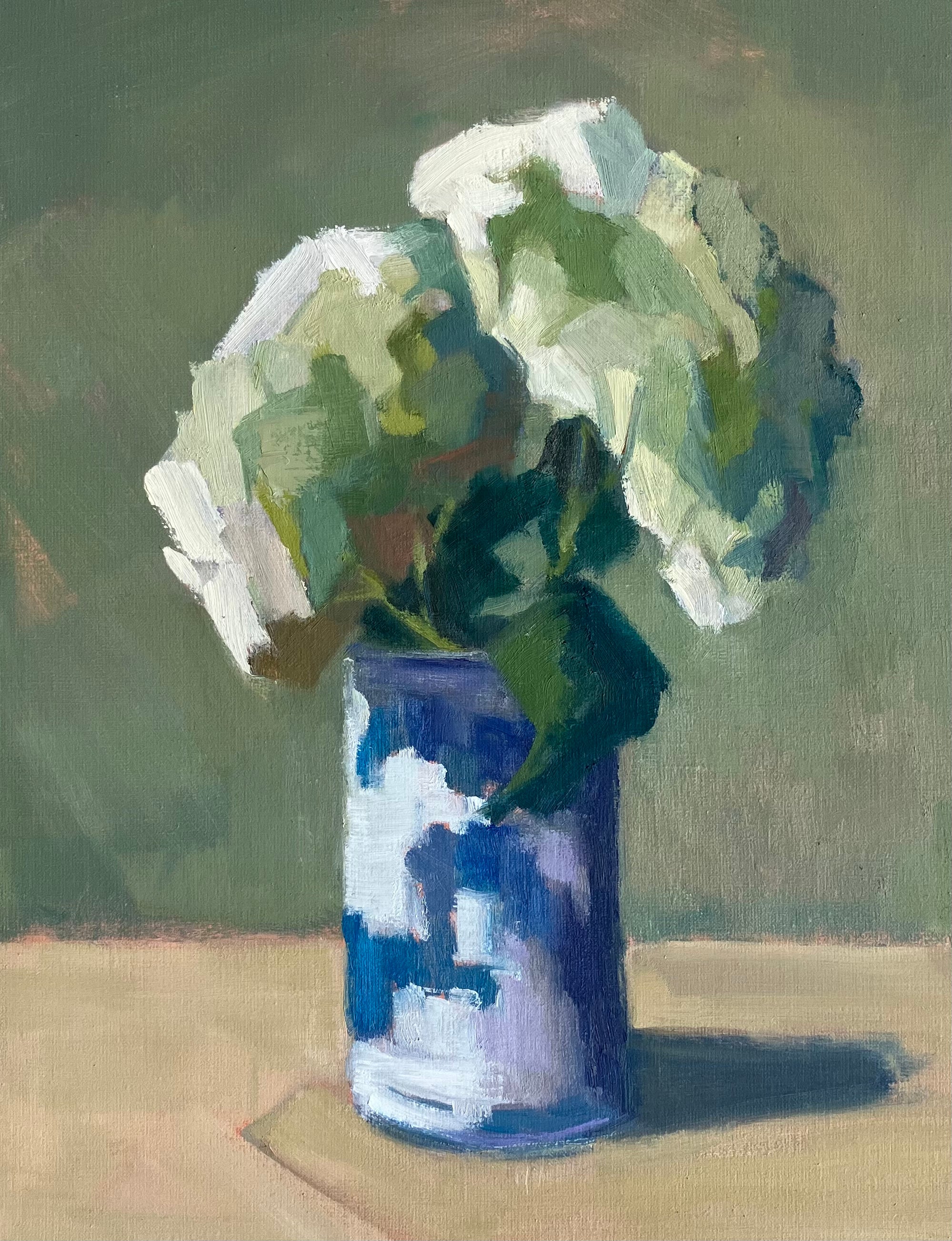 Lesley Powell - Hydrangea Pair (16 x 12)