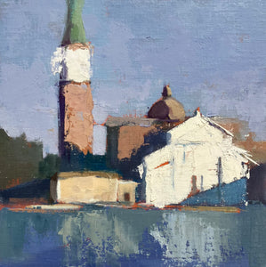 Lesley Powell - San Giorgio, Venice (12 x 12)