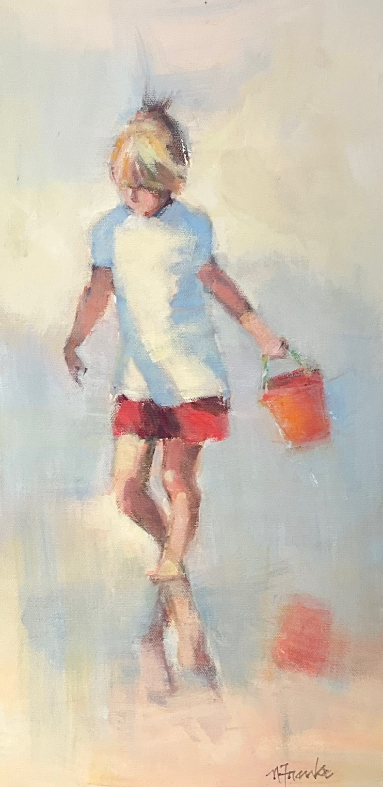 Nancy Franke - Inlet Beach Glow (20 x 10)
