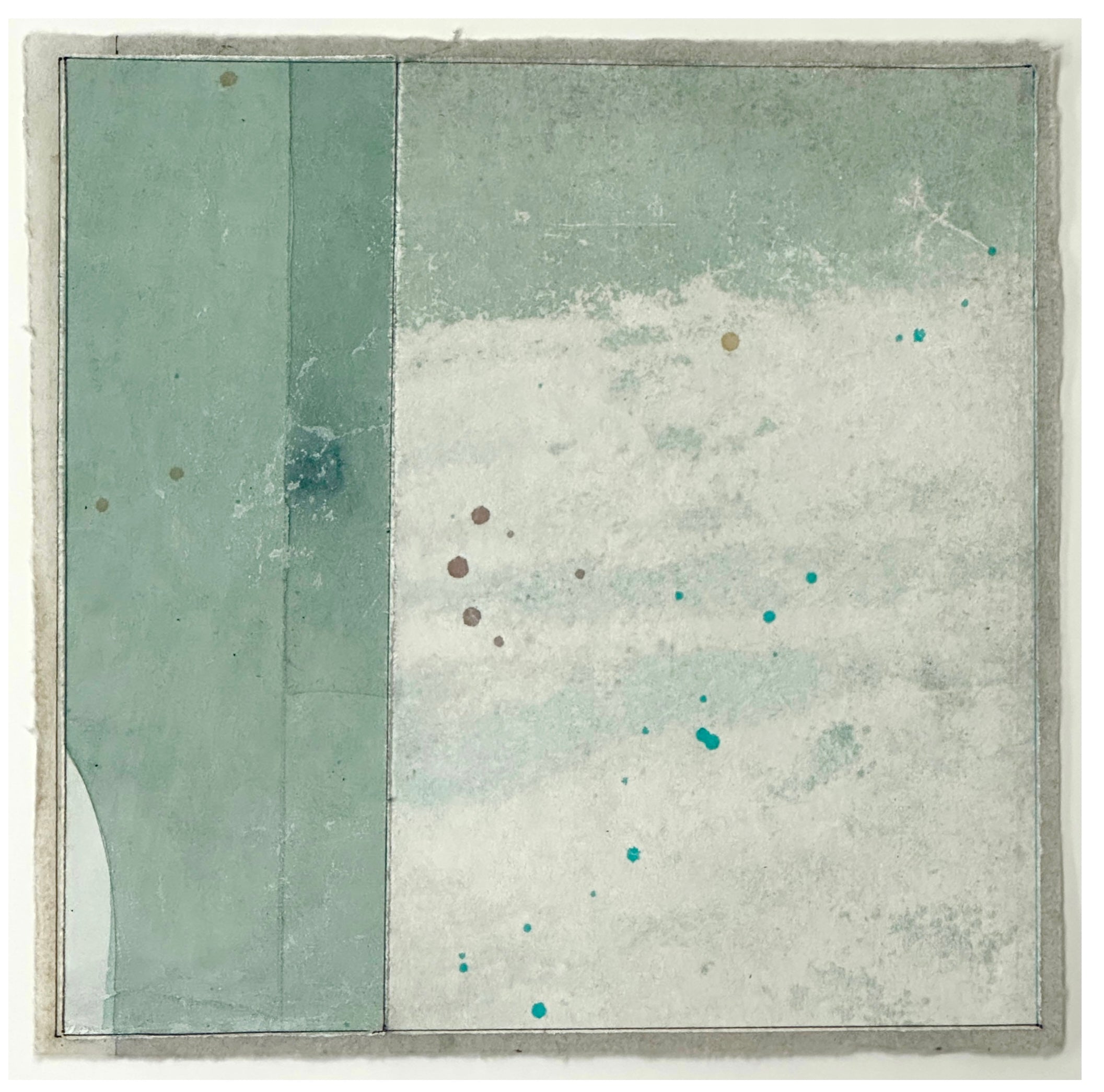 Lisa Weiss - Jade Realm Series IX (10.5 x 10.5) - RESERVED