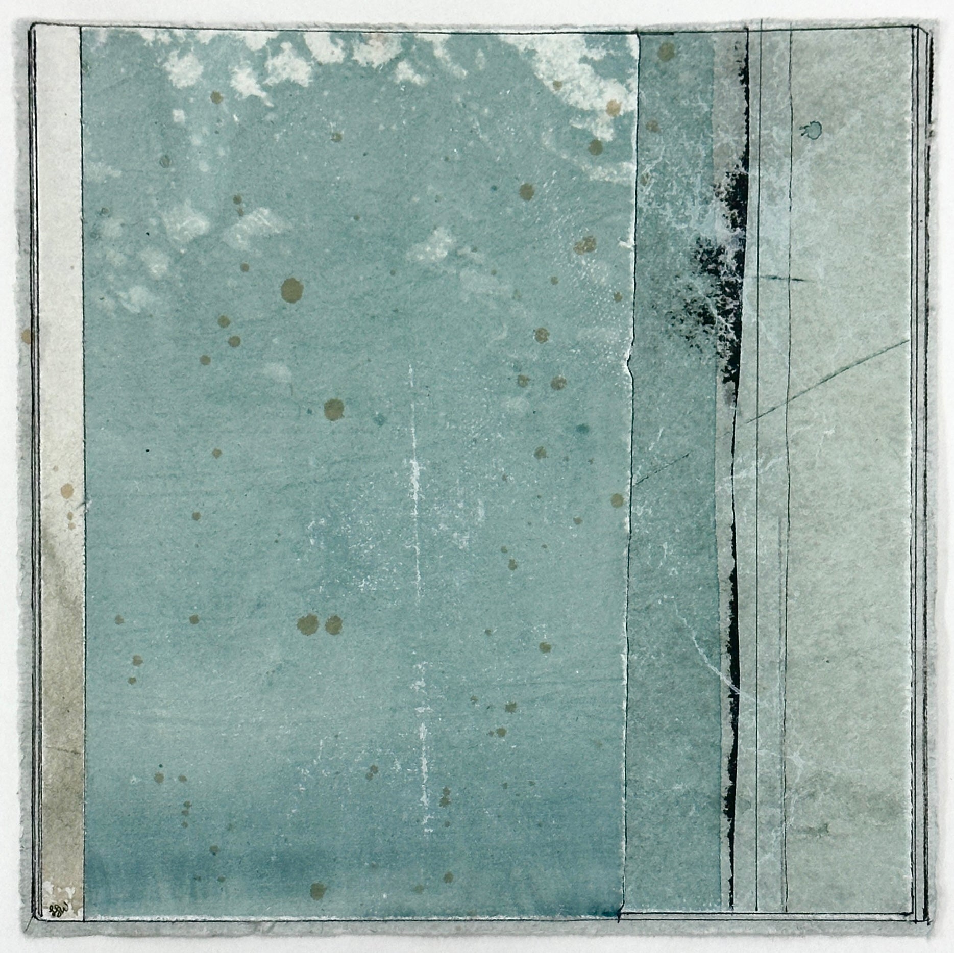 Lisa Weiss - Jade Realm Series XVI (11 x 11)