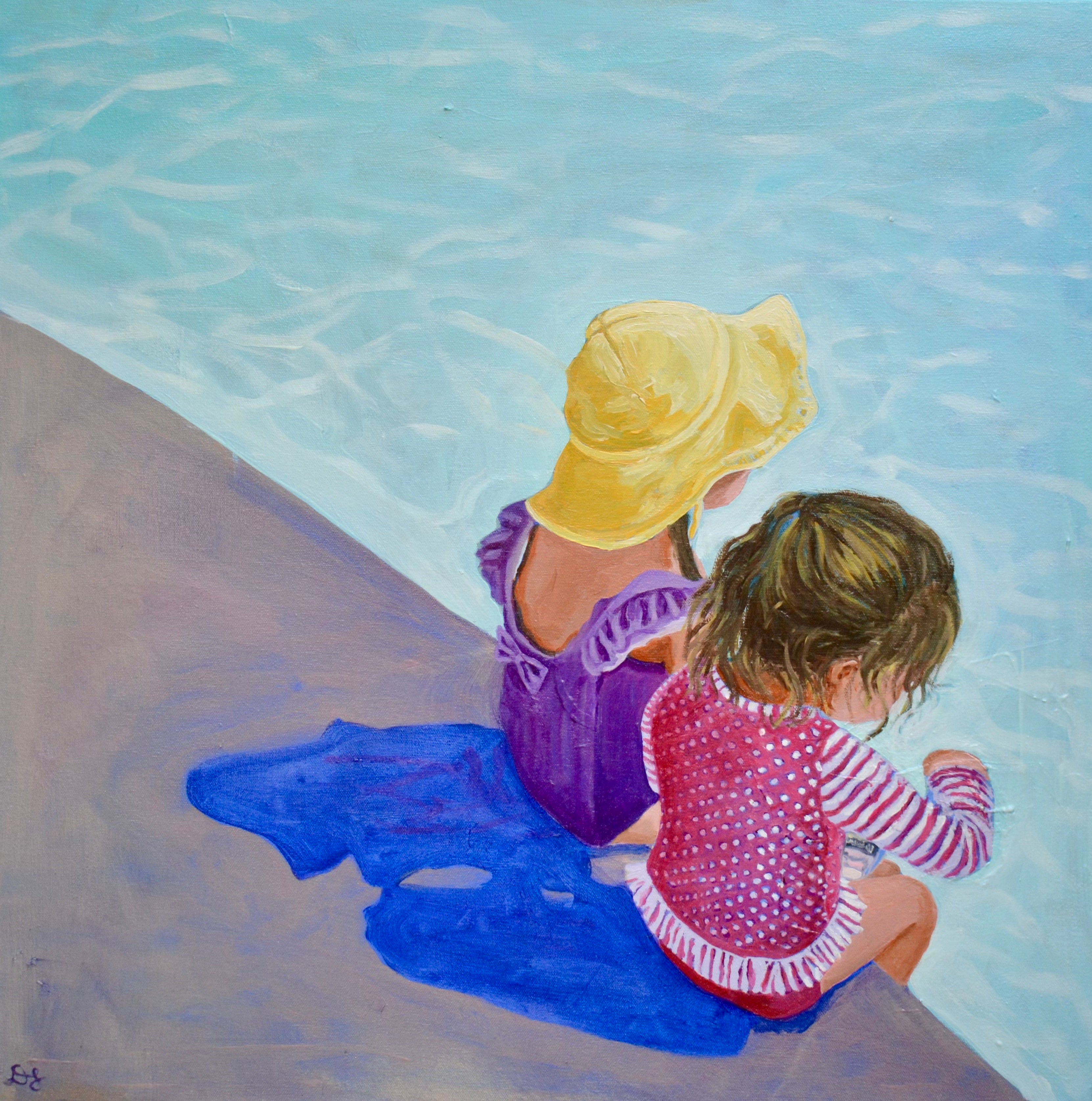 Devan Sweeney - Kiddie Pool (24 x 24)