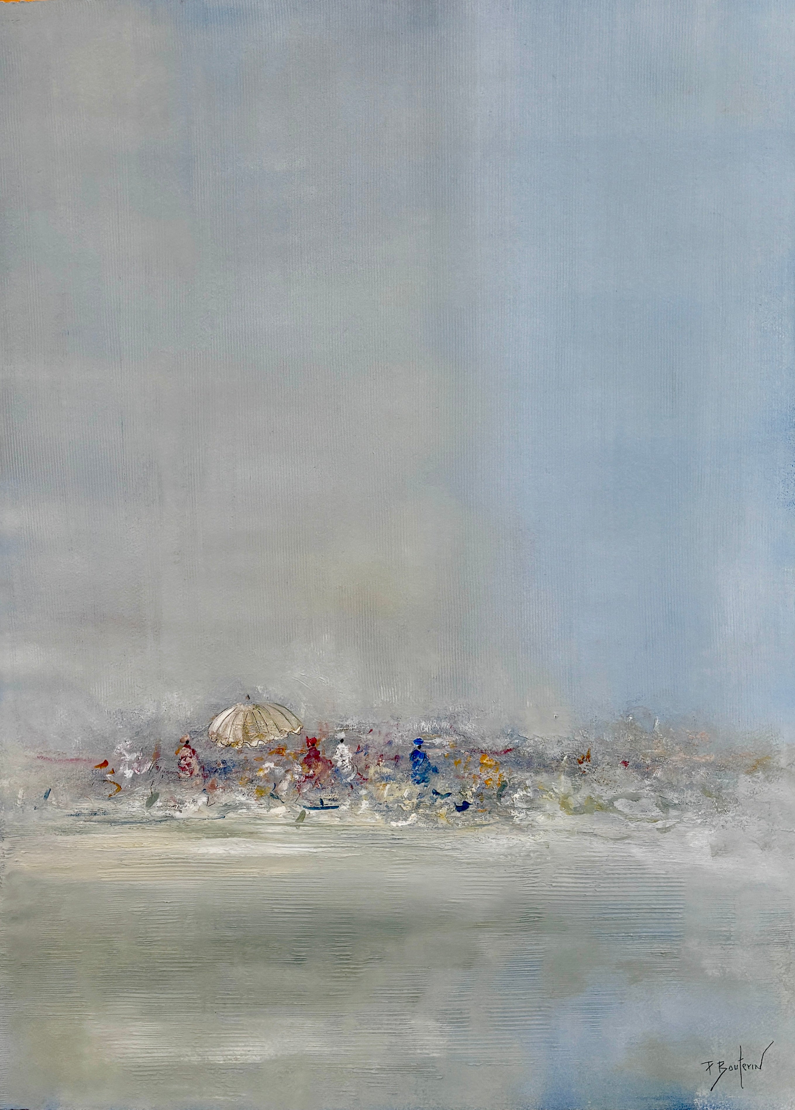 Pascal Bouterin - La plage (30 x 22.5)