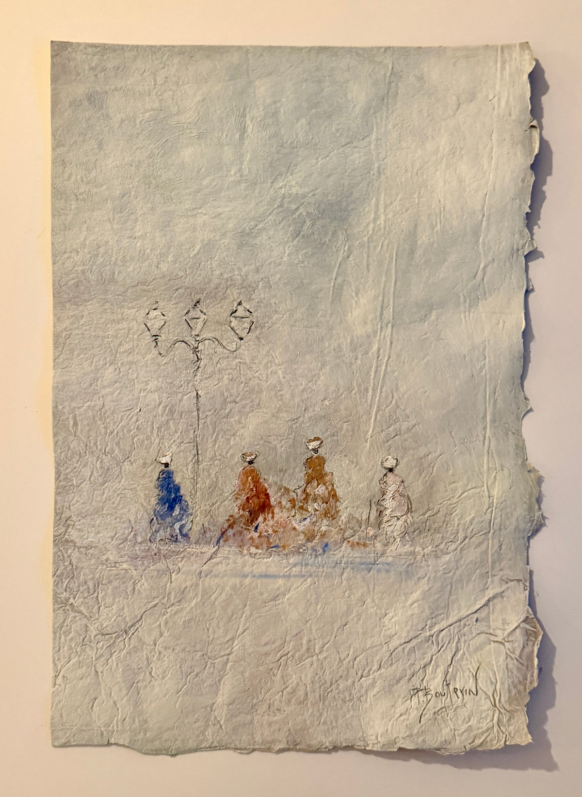 Pascal Bouterin - Le lampadaire (15 x 10.5)