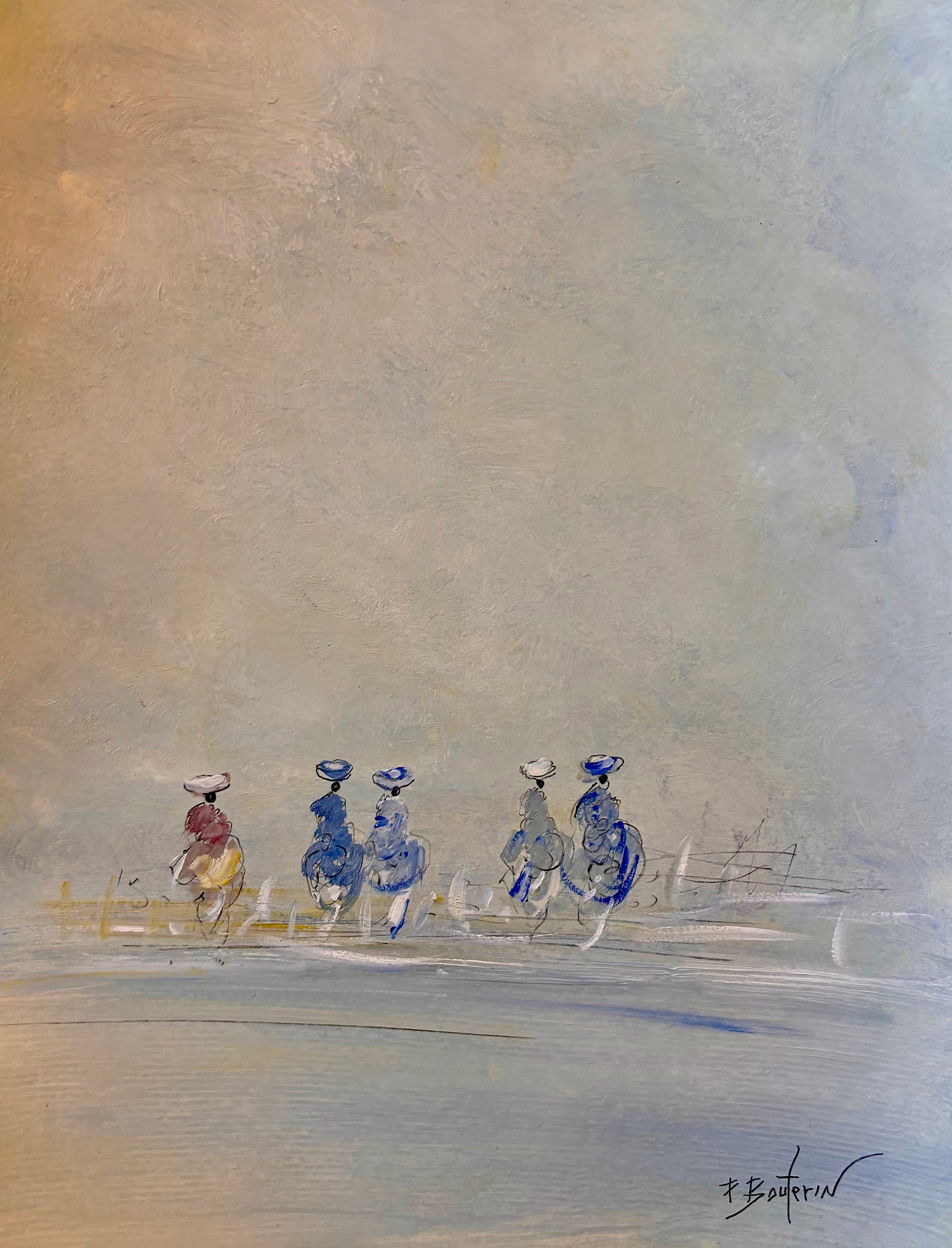 Pascal Bouterin - Les femmes en Bleu (14 x 11)