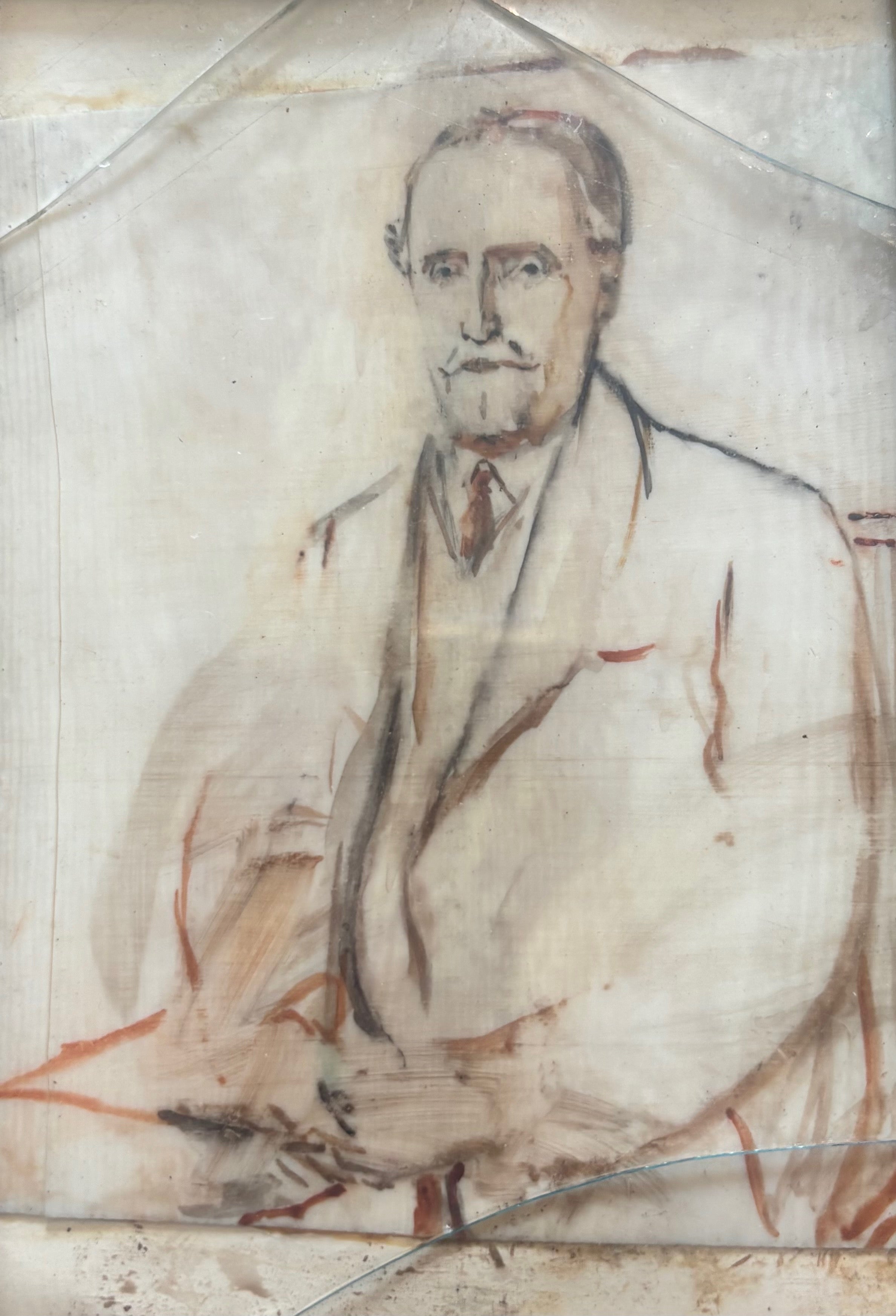 Heritage - Loose Sketch of Man by Marie La Forge (6 x 4)