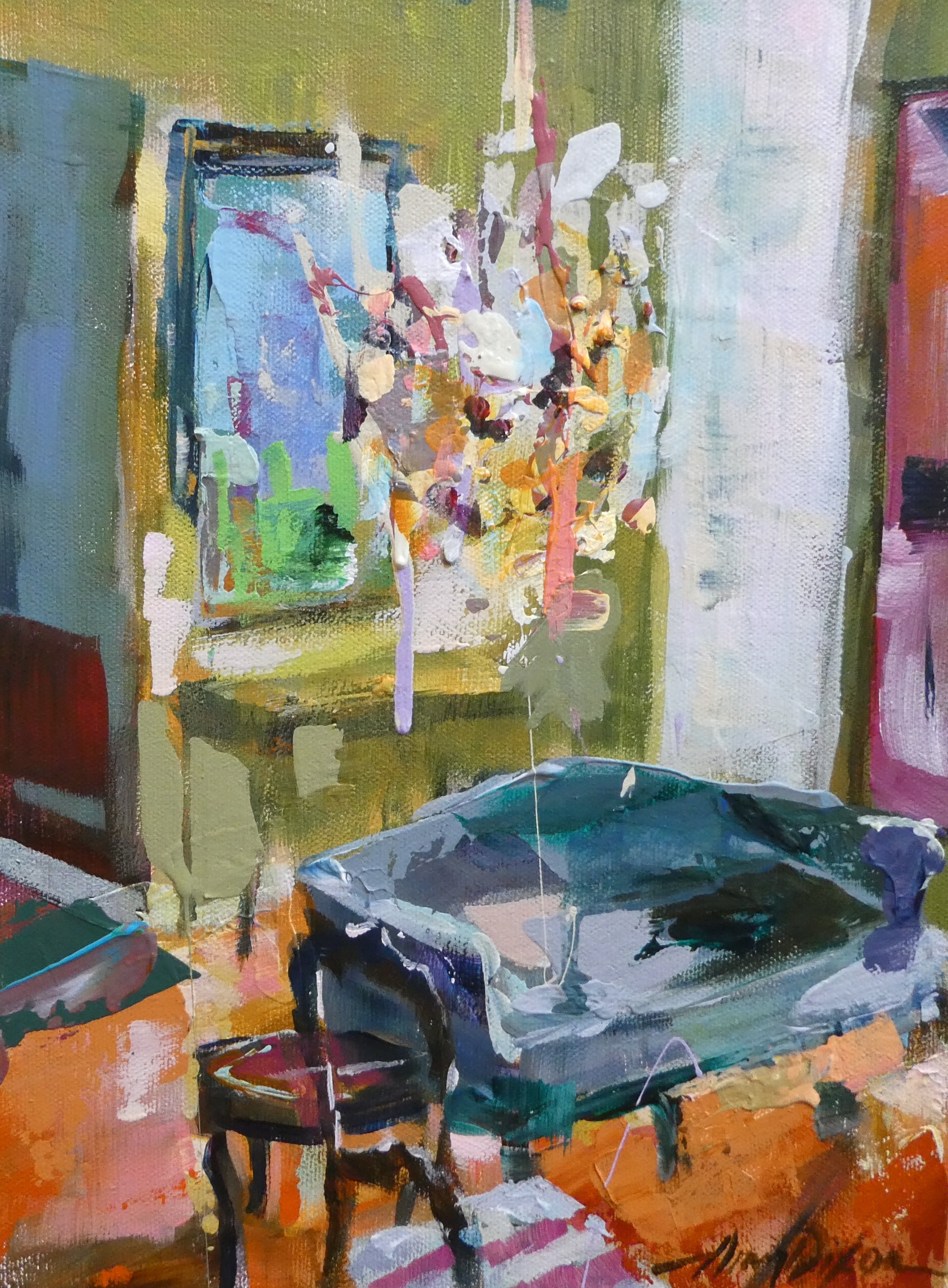 Amy Dixon - Lover's Settee (12 x 9)