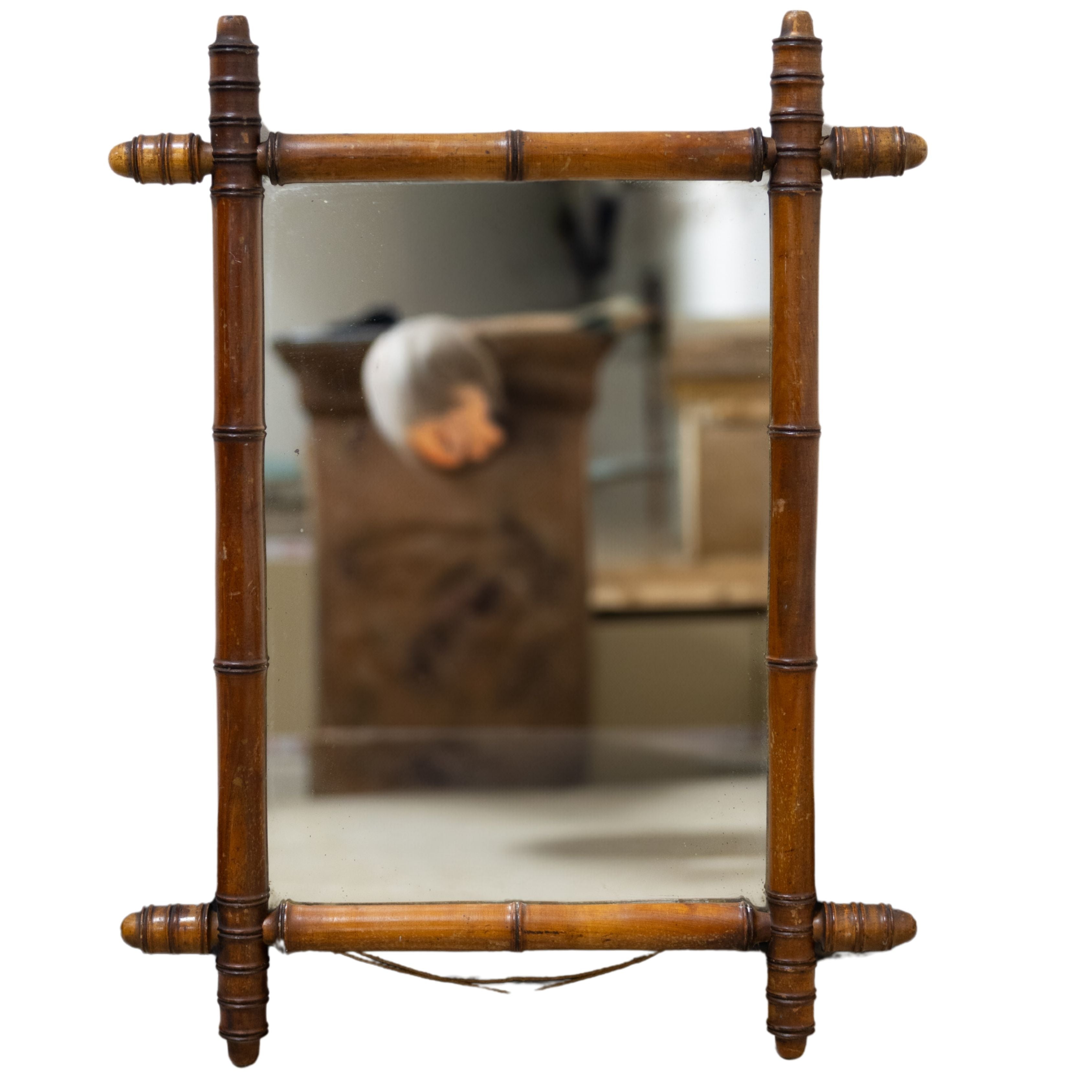 Oak Bamboo Mirror Medium