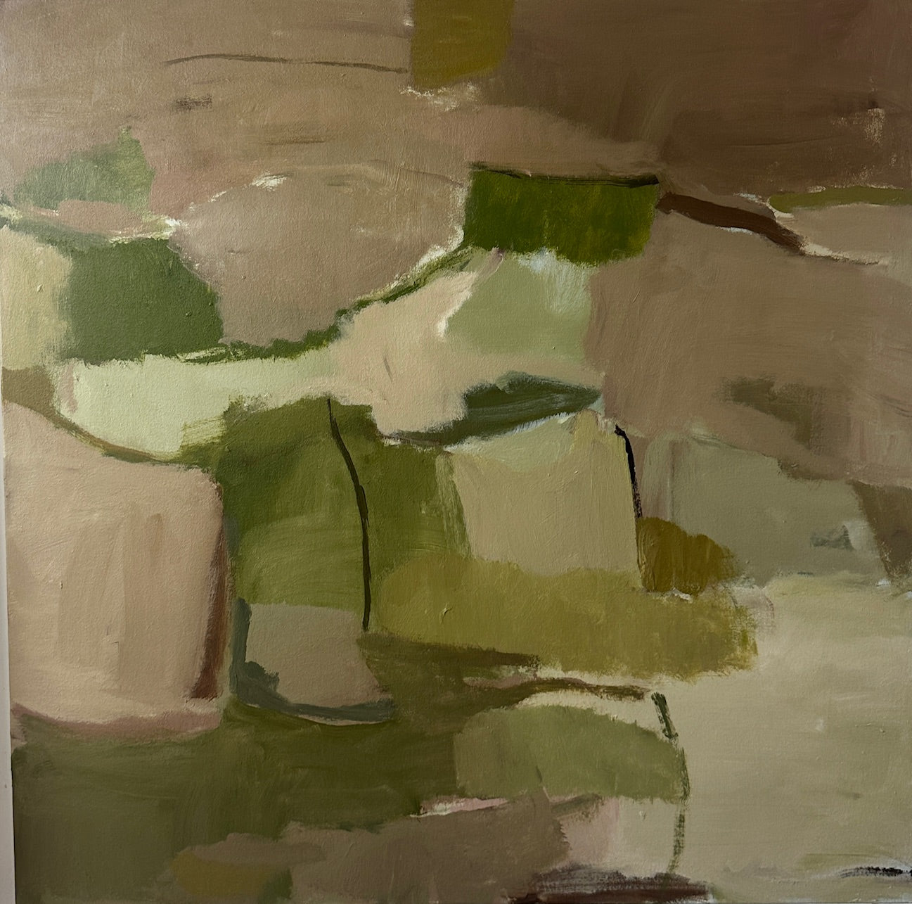 Laura McCarty - Mauve Monday (40 x 40)