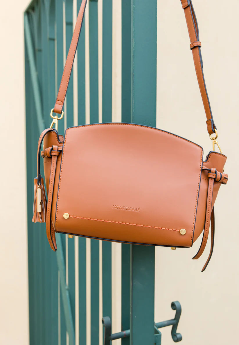 Cognac Crossbody Bag