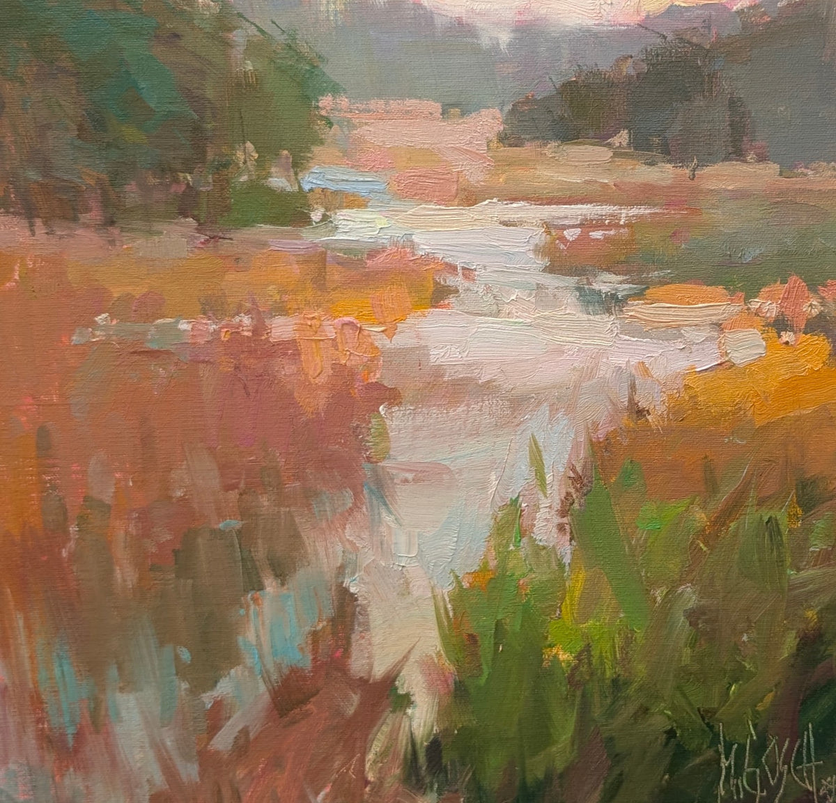 Millie Gosch - Morning Mist (12 x 12)