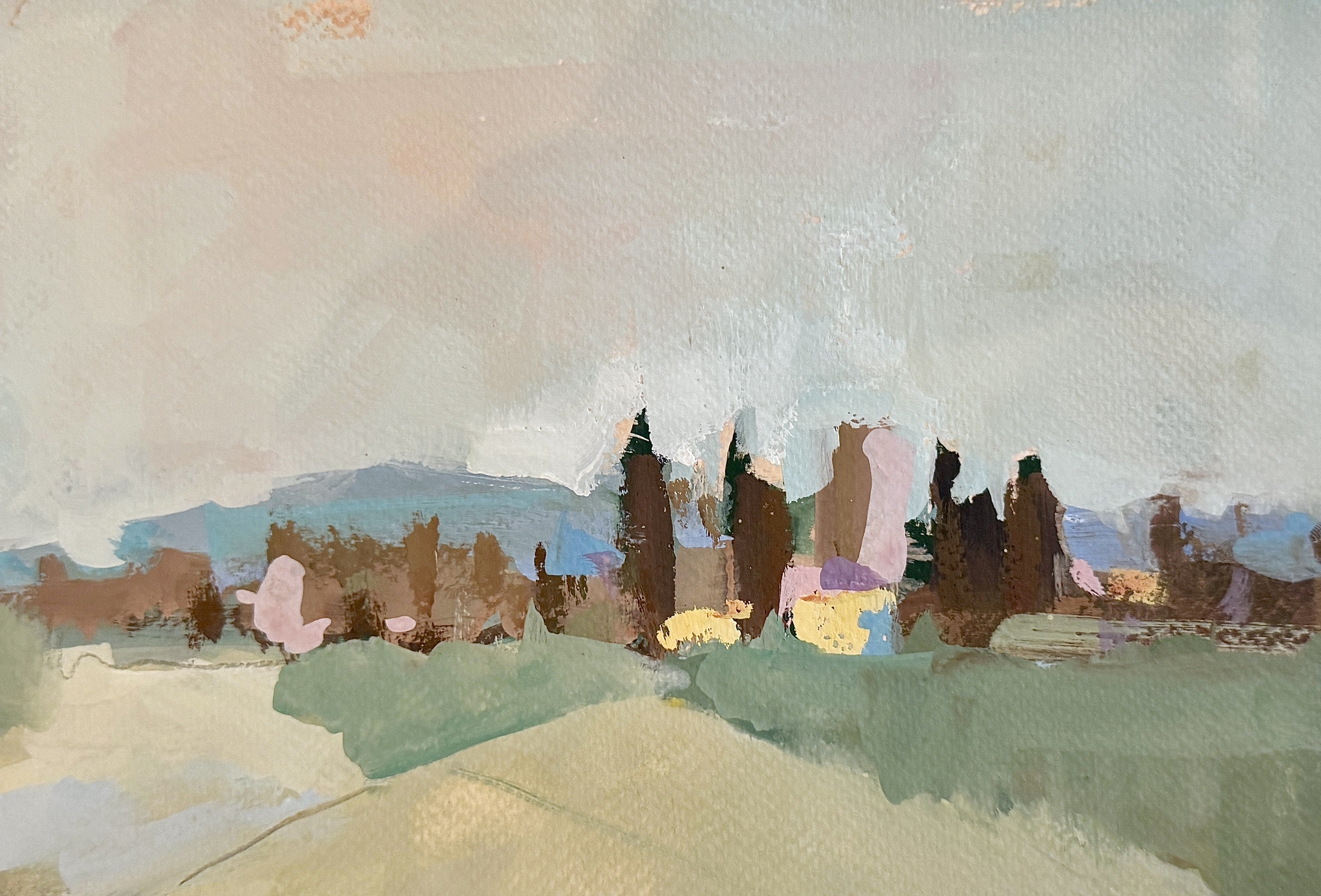 Sherrie Russ Levine - Once upon a time in Tuscany (7 x 10)