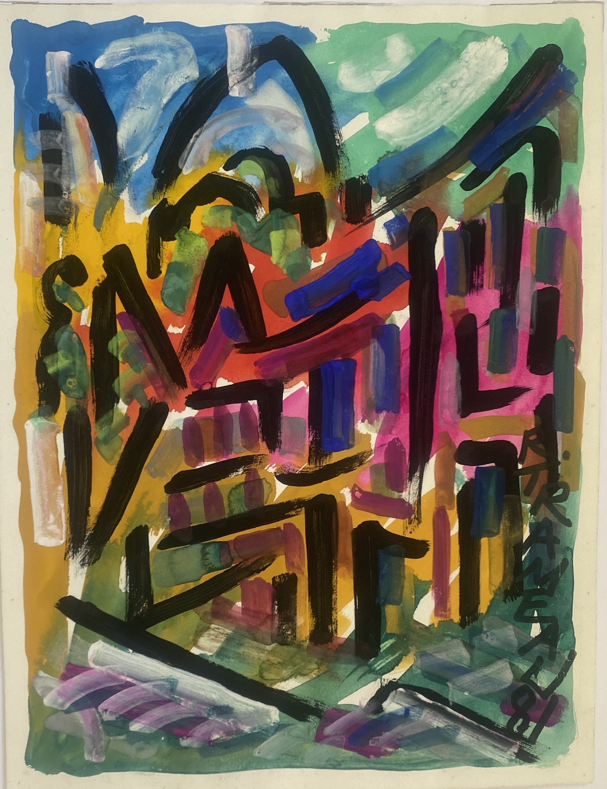 Heritage - Neon Village by Raymond Trameau (11.5 x 8)