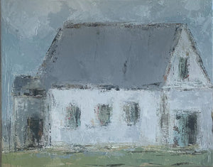Geri Eubanks - Old White Barn II (16 x 20)