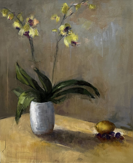 Sharon Hockfield - Orchid VI (36 x 30)