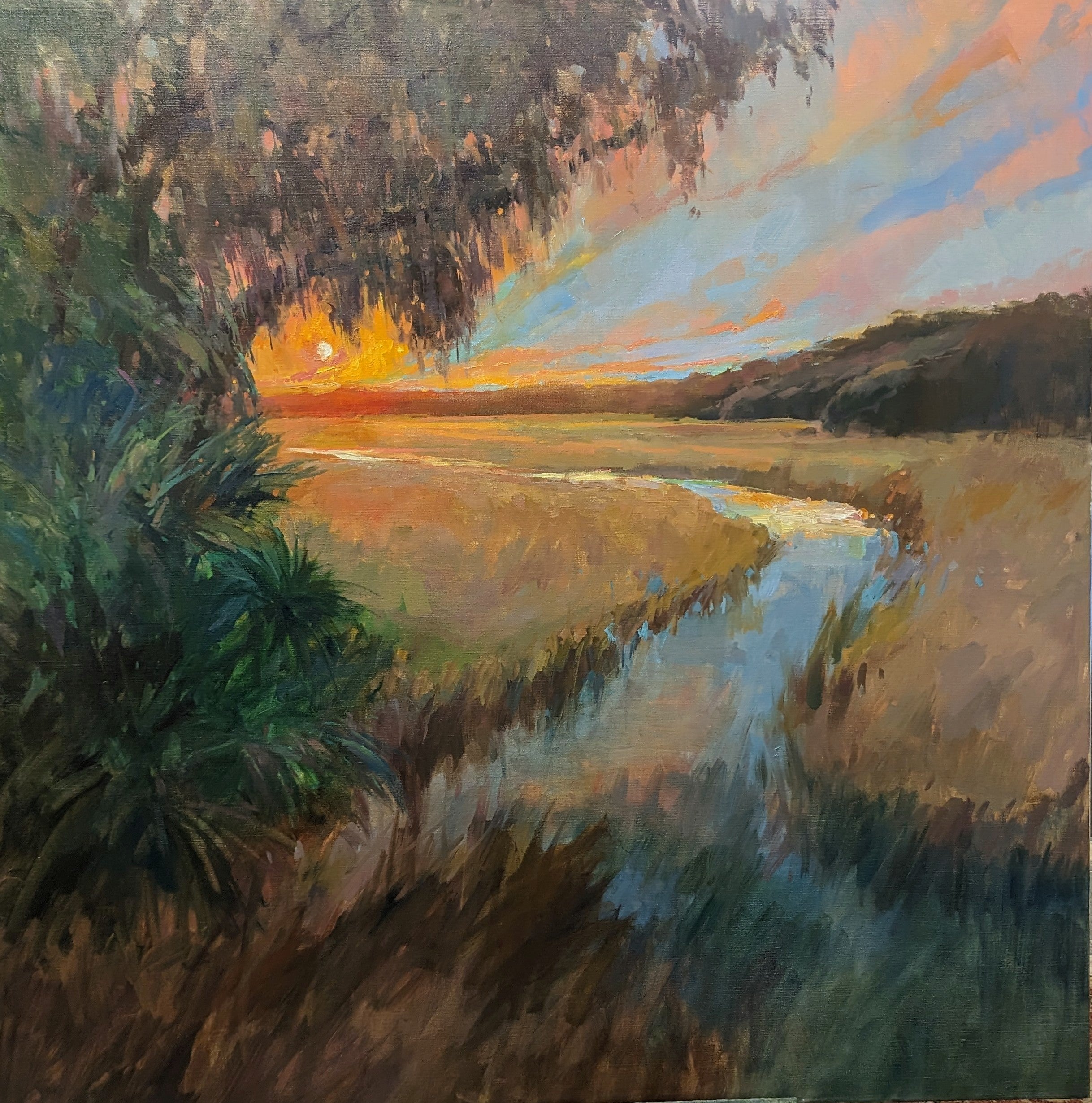Millie Gosch - Where Daylight Lingers (48 x 48)