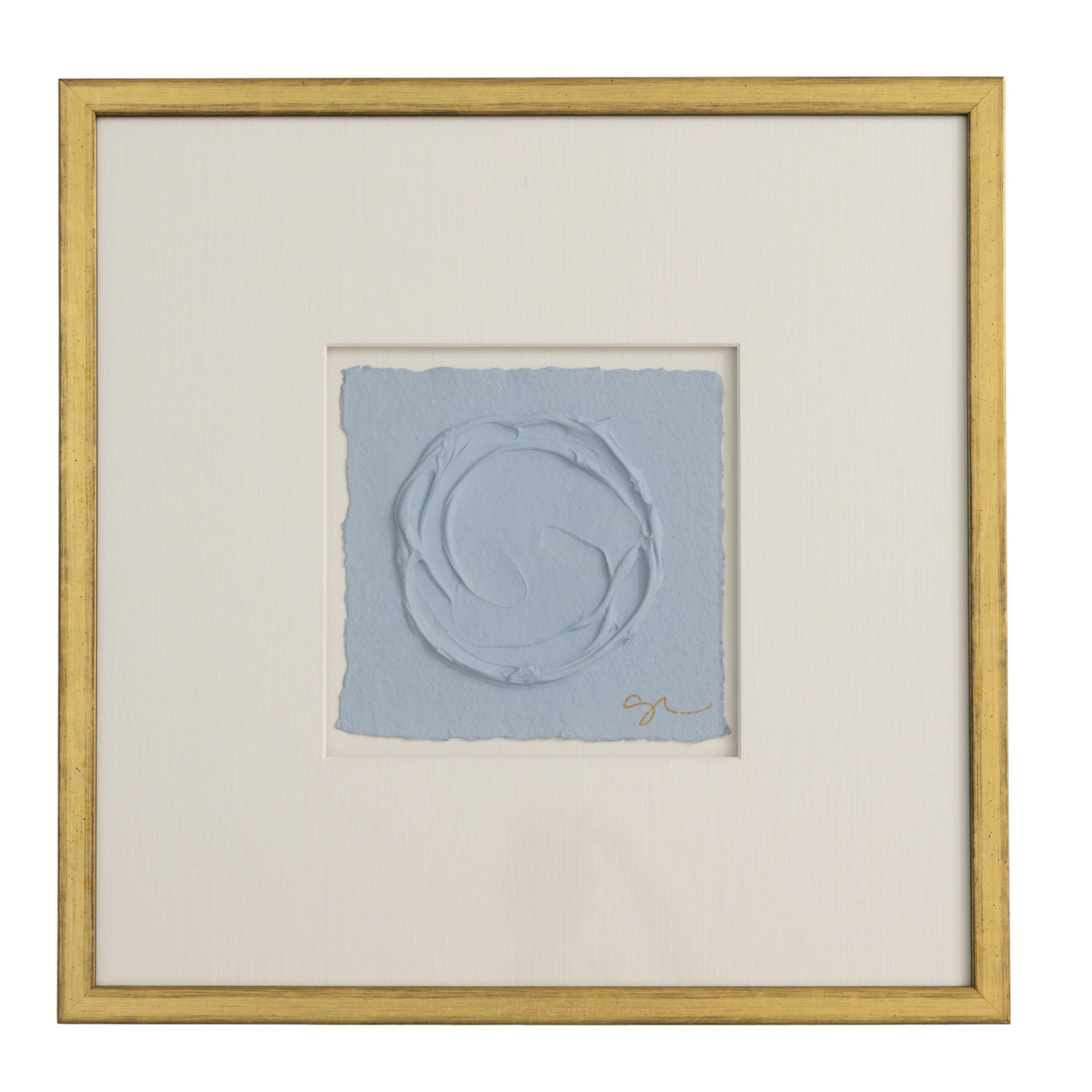 Sally Threlkeld - Pale Wedgewood (20 x 20) - RESERVED