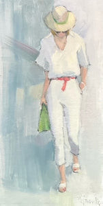 Nancy Franke - Palm Beach White (17.5 x 9.5)