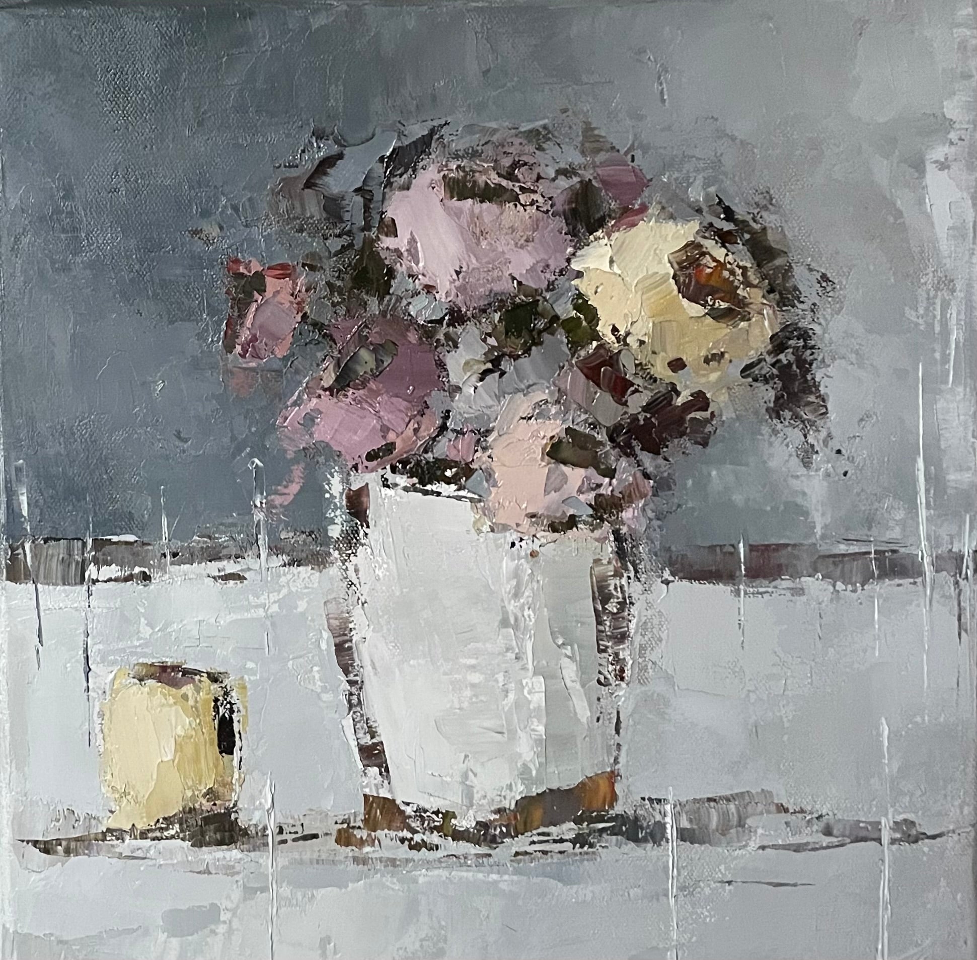 Geri Eubanks - Peonies (12 x 12) - RESERVED